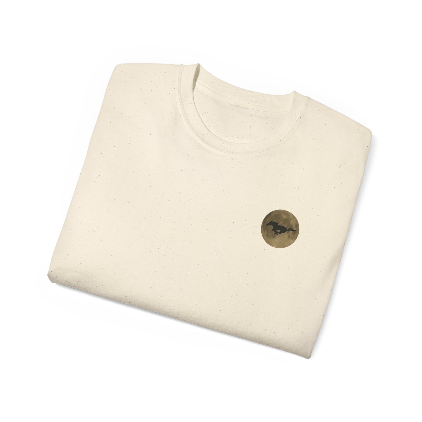 Unisex Cotton Mustang "Run Wild" Moon Car Tee