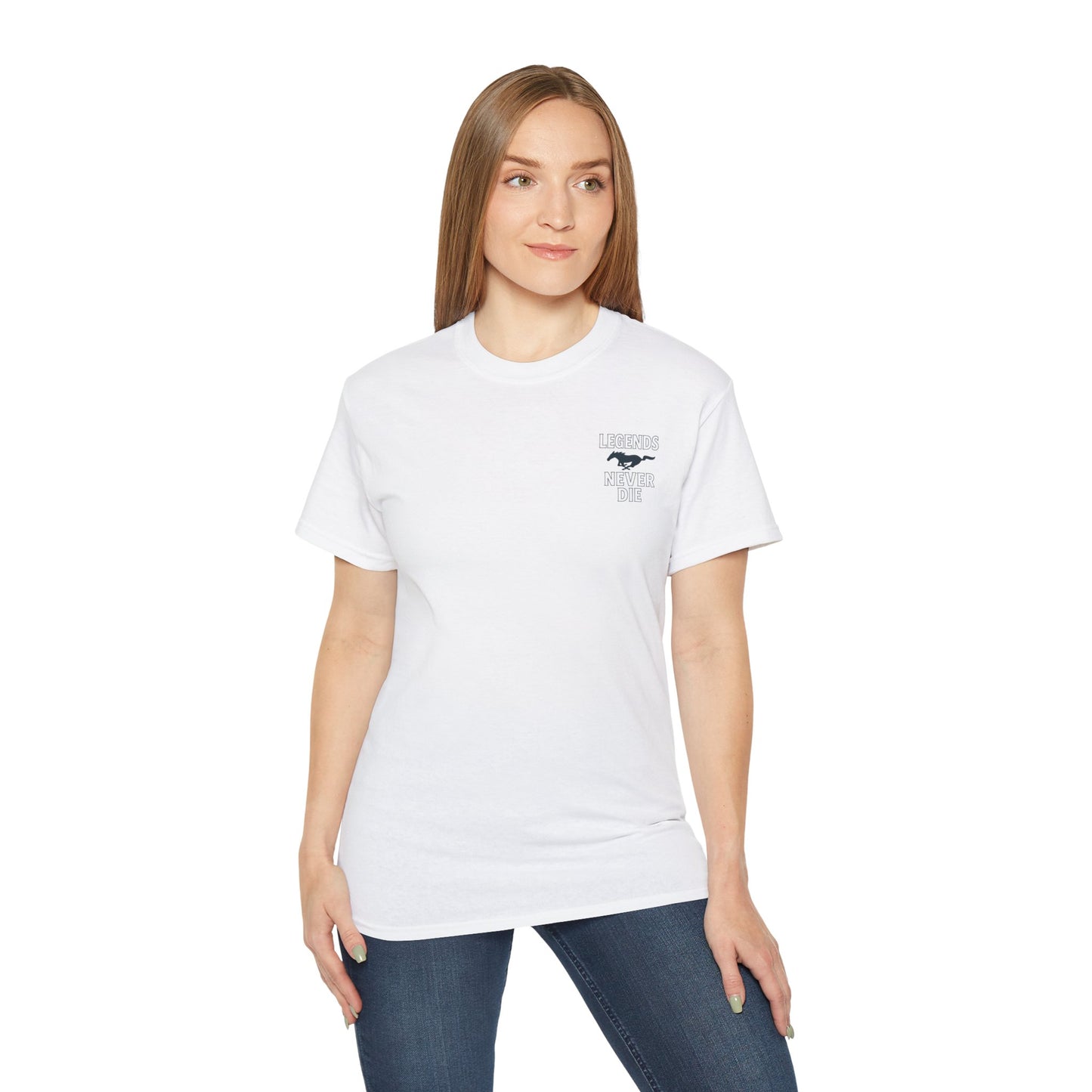 Cotton Legends Never Die Mustang Tee