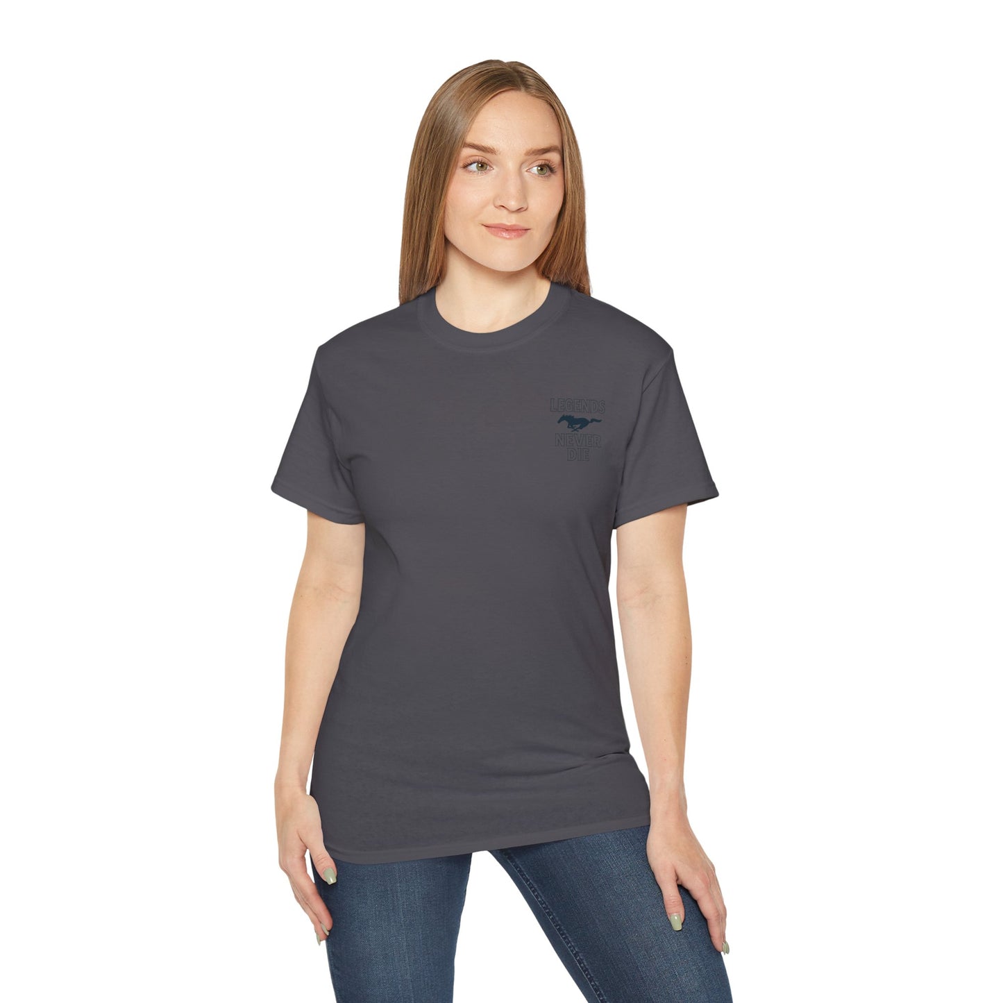 Cotton Legends Never Die Mustang Tee