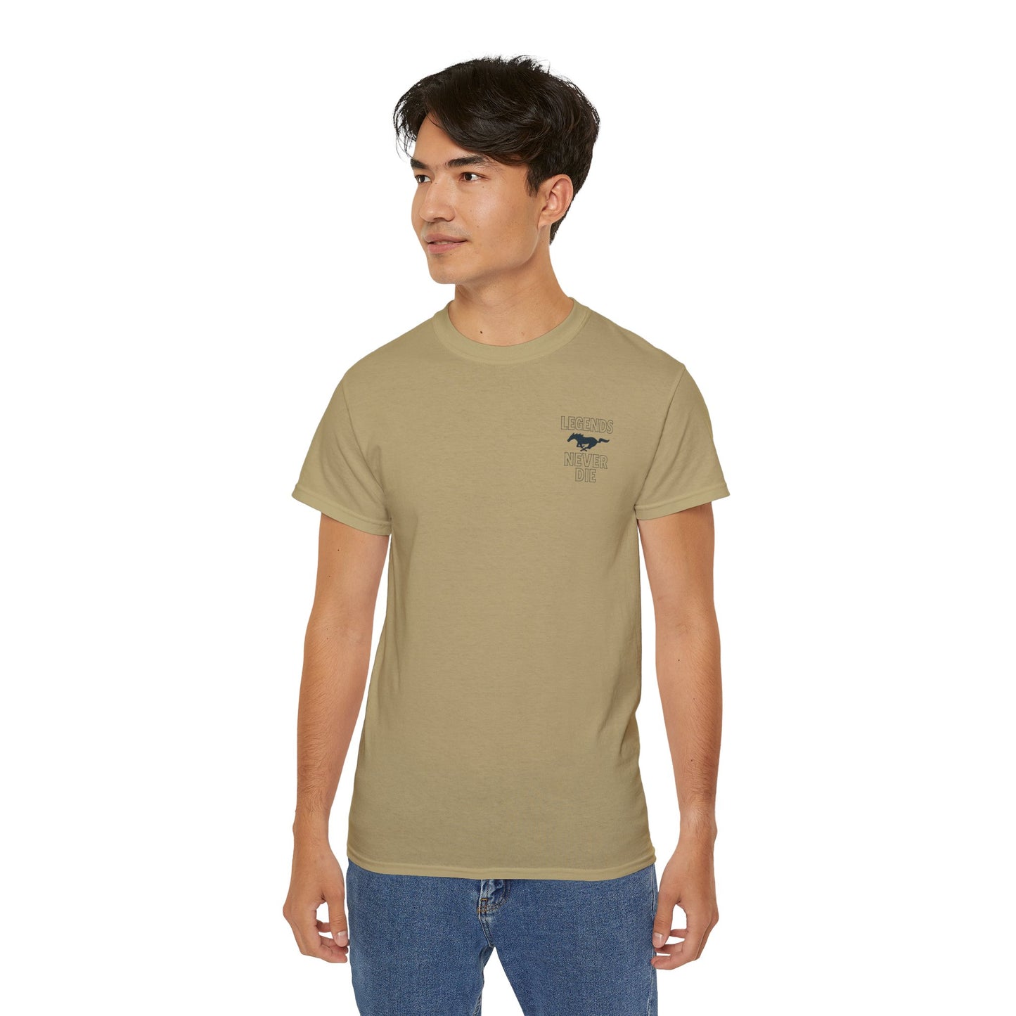 Cotton Legends Never Die Mustang Tee