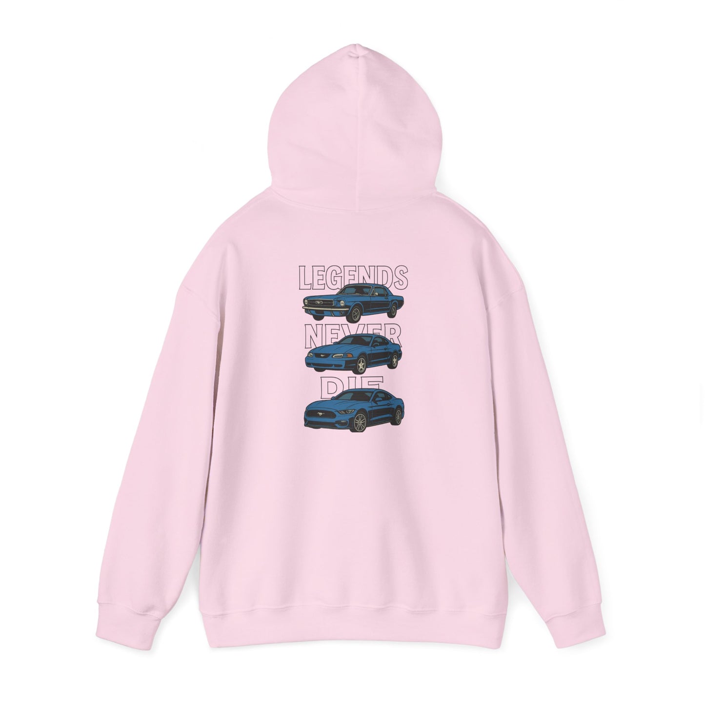 Legends Never Die Mustang Cotton Hoodie