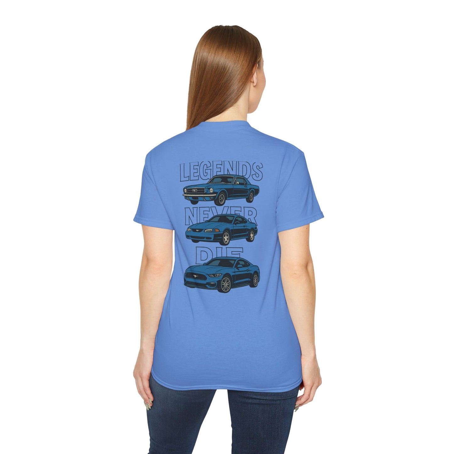 Cotton Legends Never Die Mustang Tee