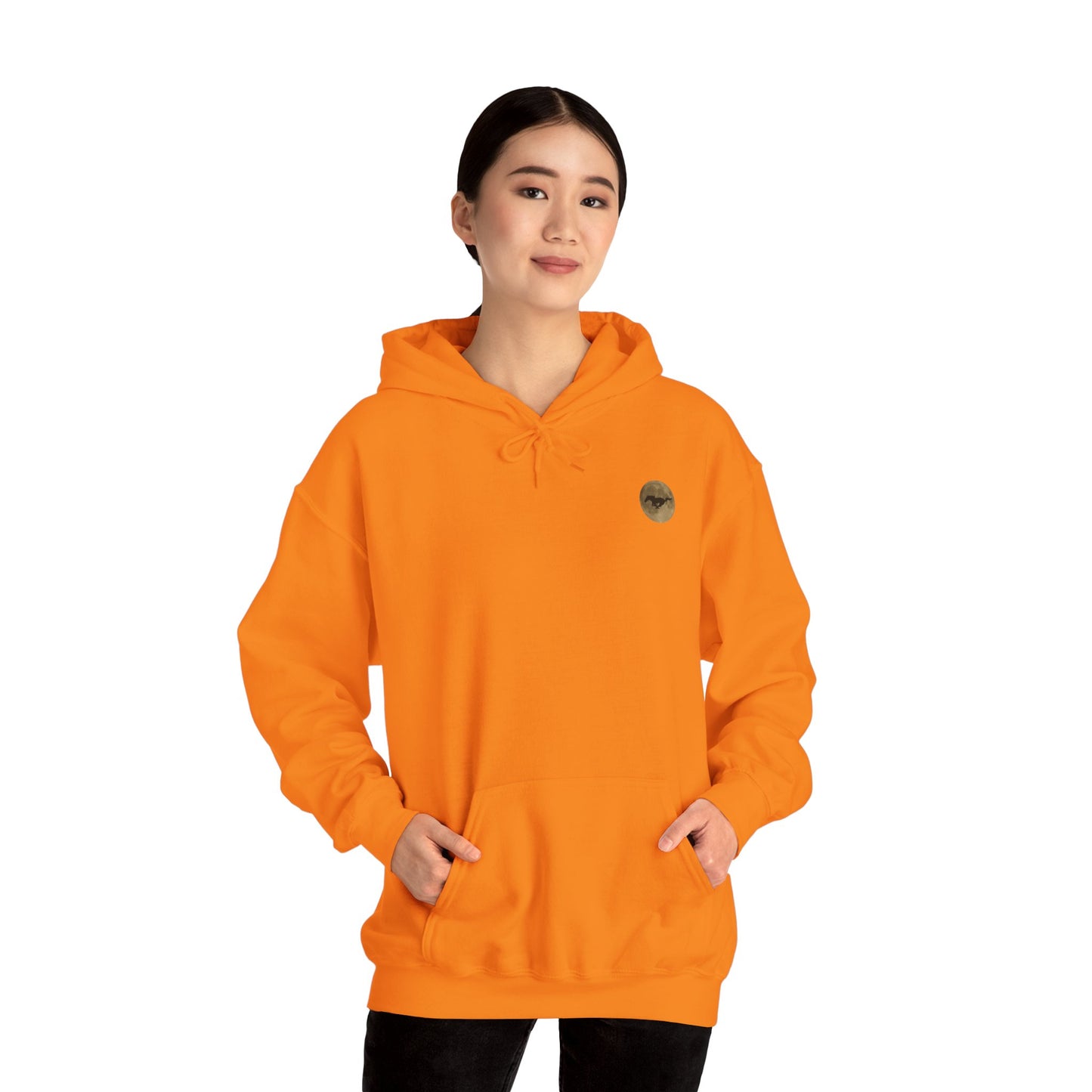 Mustang Moon Unisex Hoodie - 'Run Wild' Graphic Sweatshirt