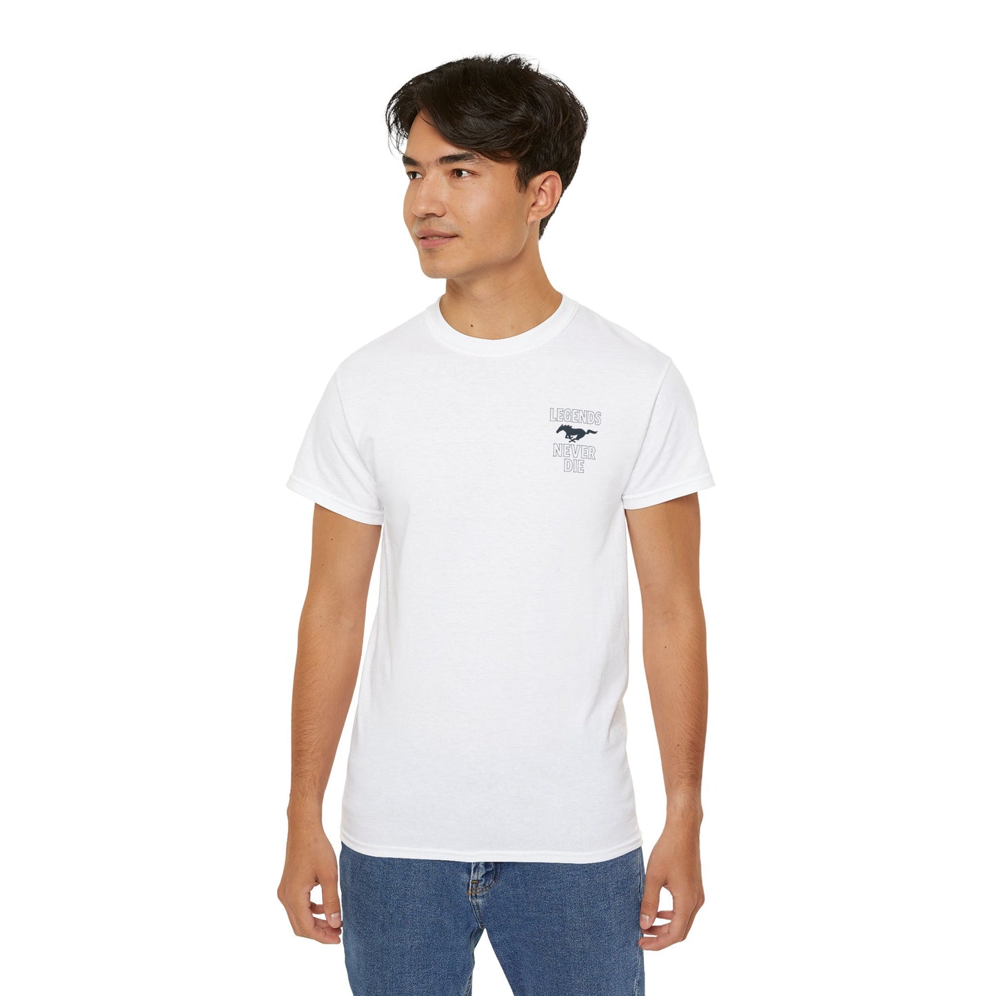 Cotton Legends Never Die Mustang Tee
