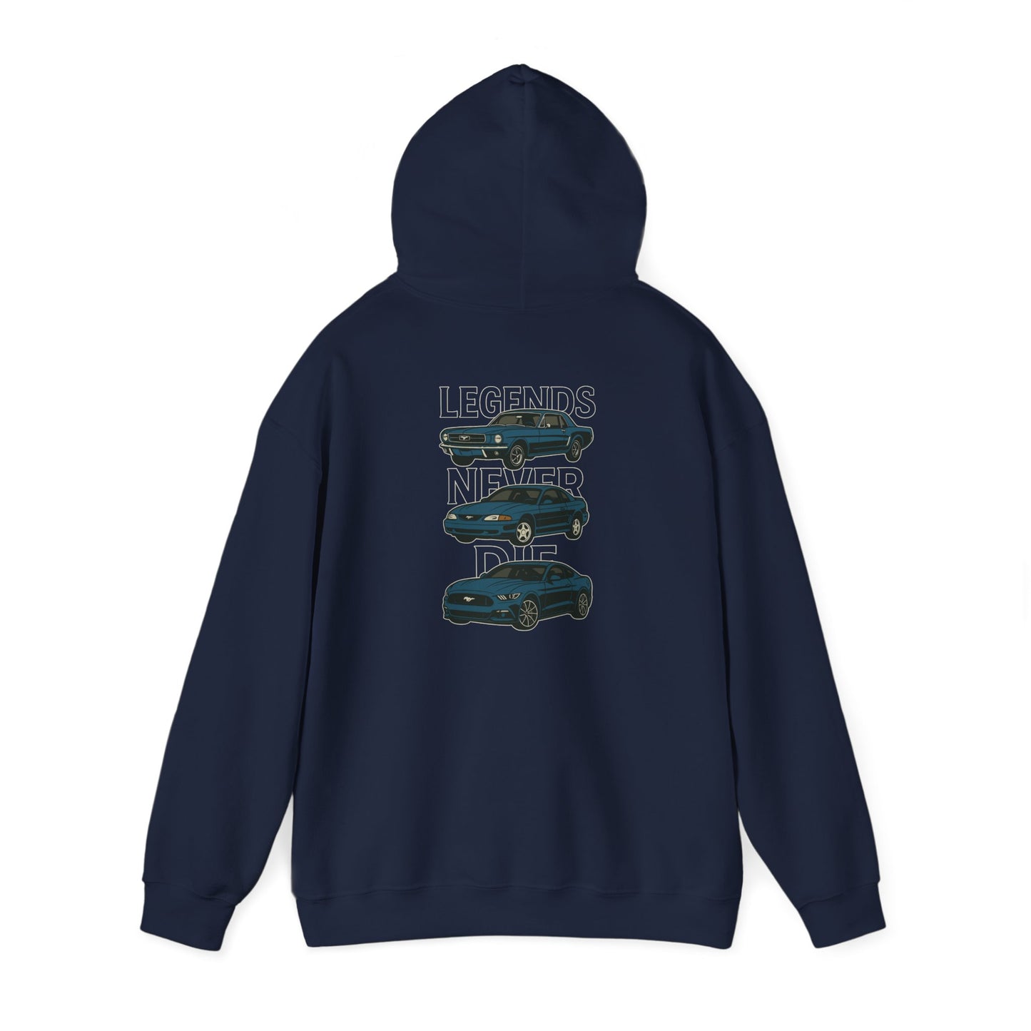 Legends Never Die Mustang Cotton Hoodie