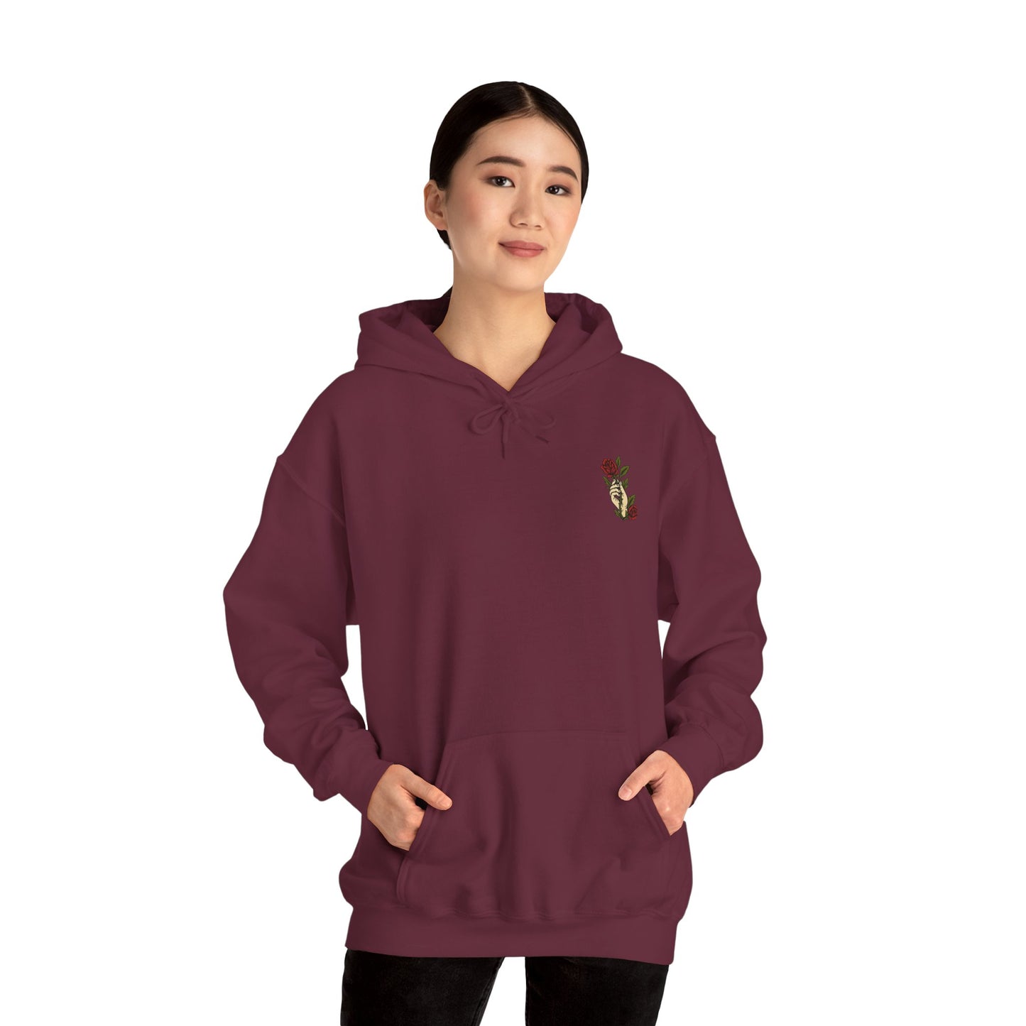 Trust God Rose Unisex Cotton Hoodie