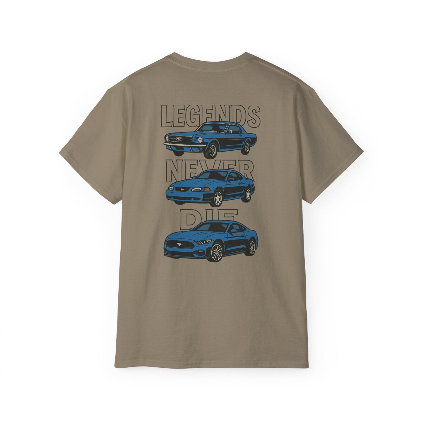 Cotton Legends Never Die Mustang Tee