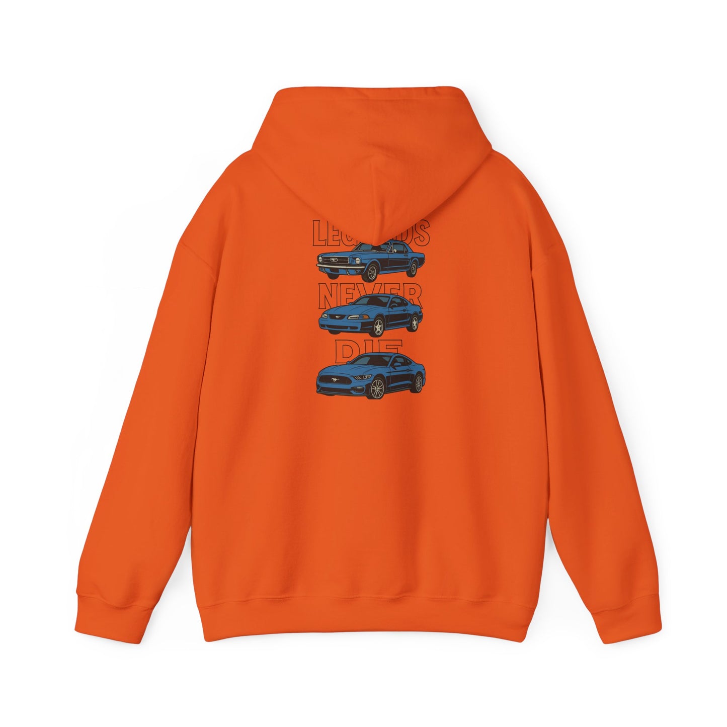 Legends Never Die Mustang Cotton Hoodie