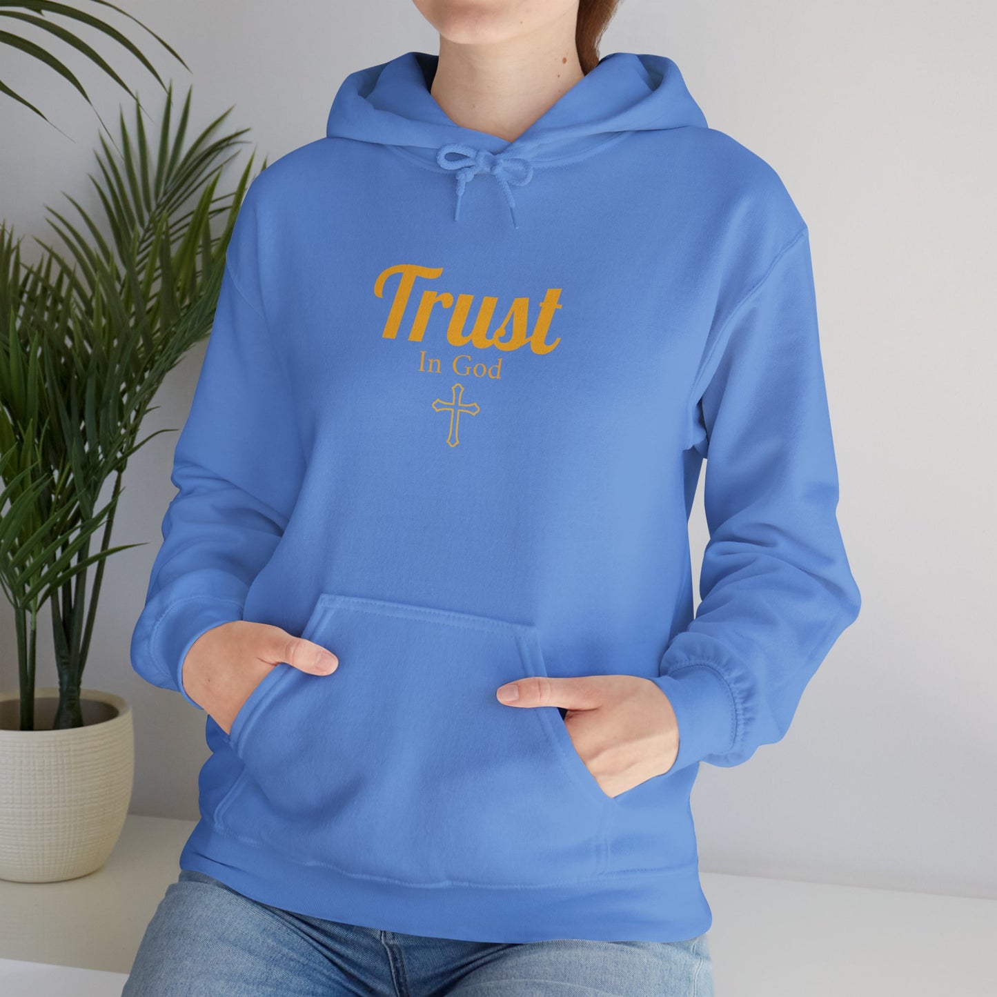 Trust In God Cotton Hoodie