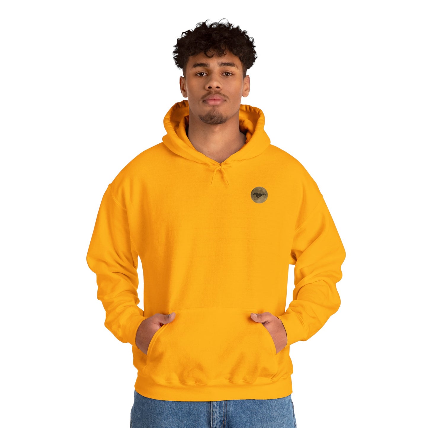 Mustang Moon Unisex Hoodie - 'Run Wild' Graphic Sweatshirt