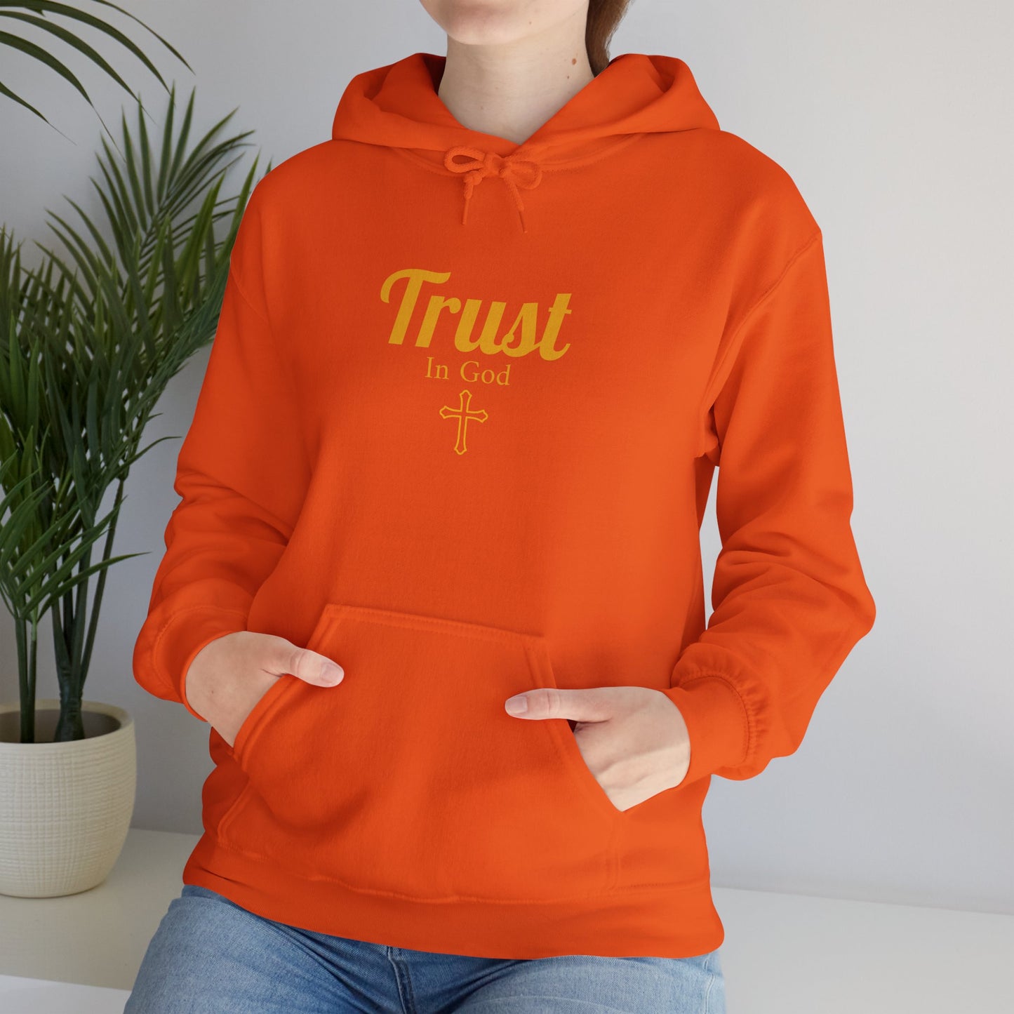 Trust In God Cotton Hoodie