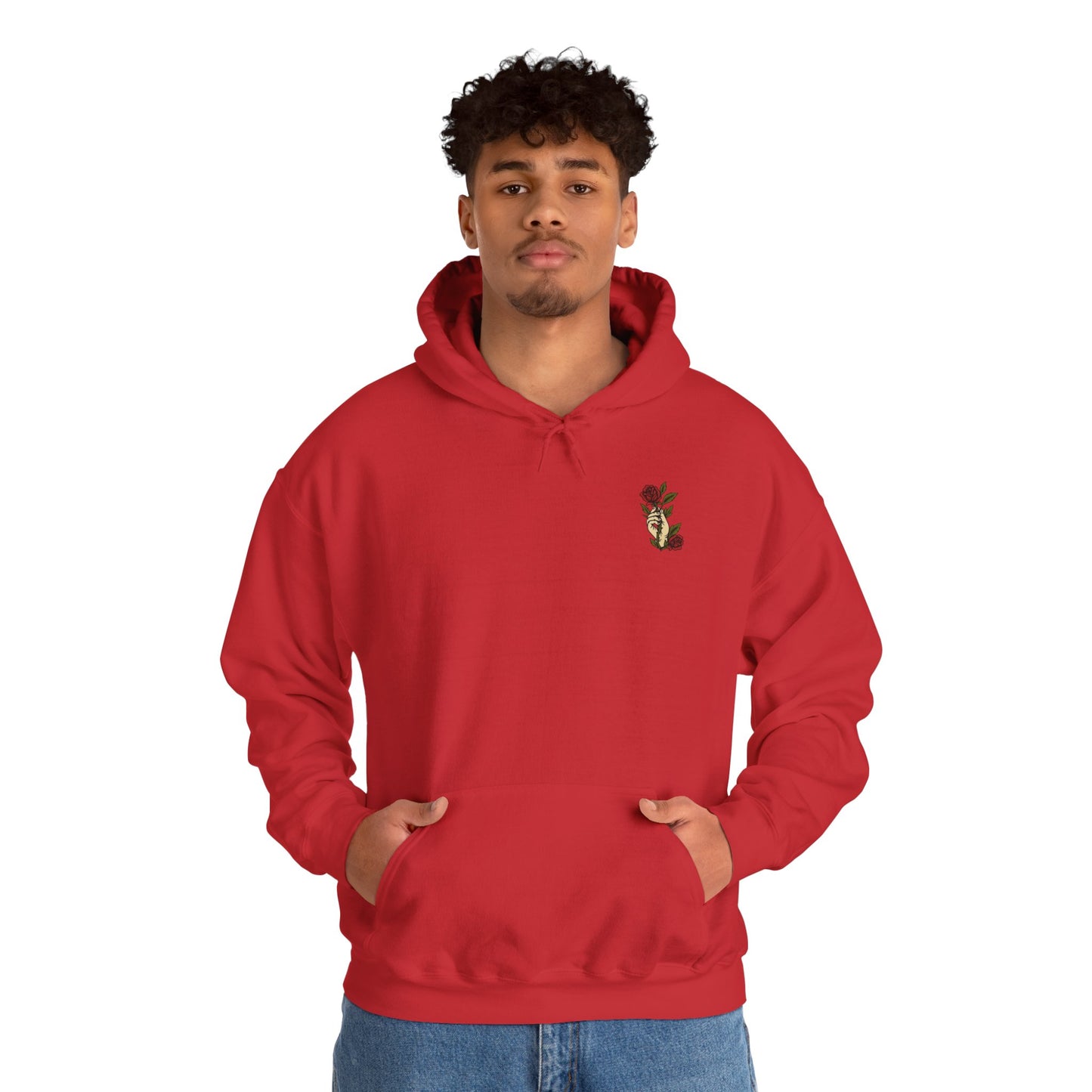 Trust God Rose Unisex Cotton Hoodie