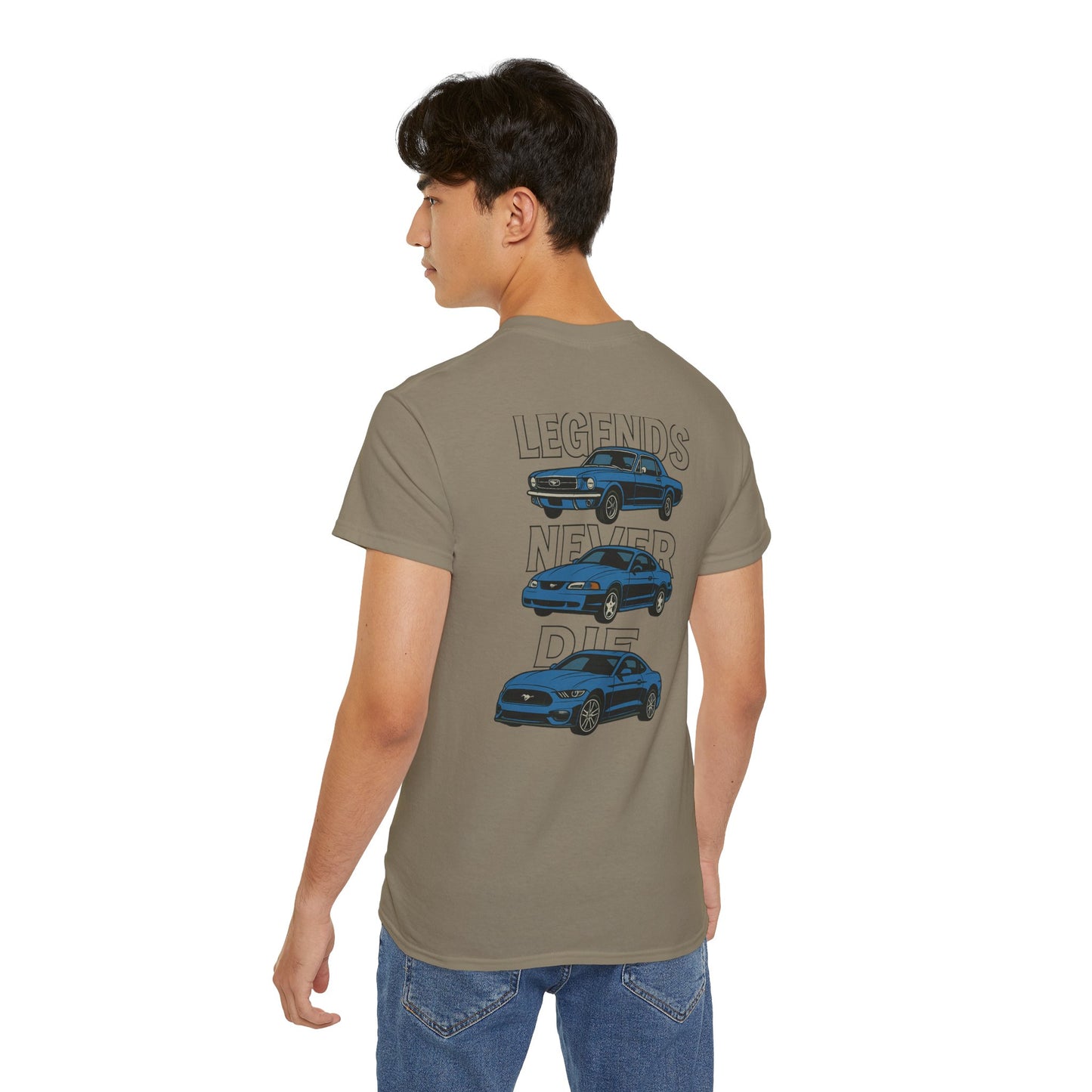Cotton Legends Never Die Mustang Tee