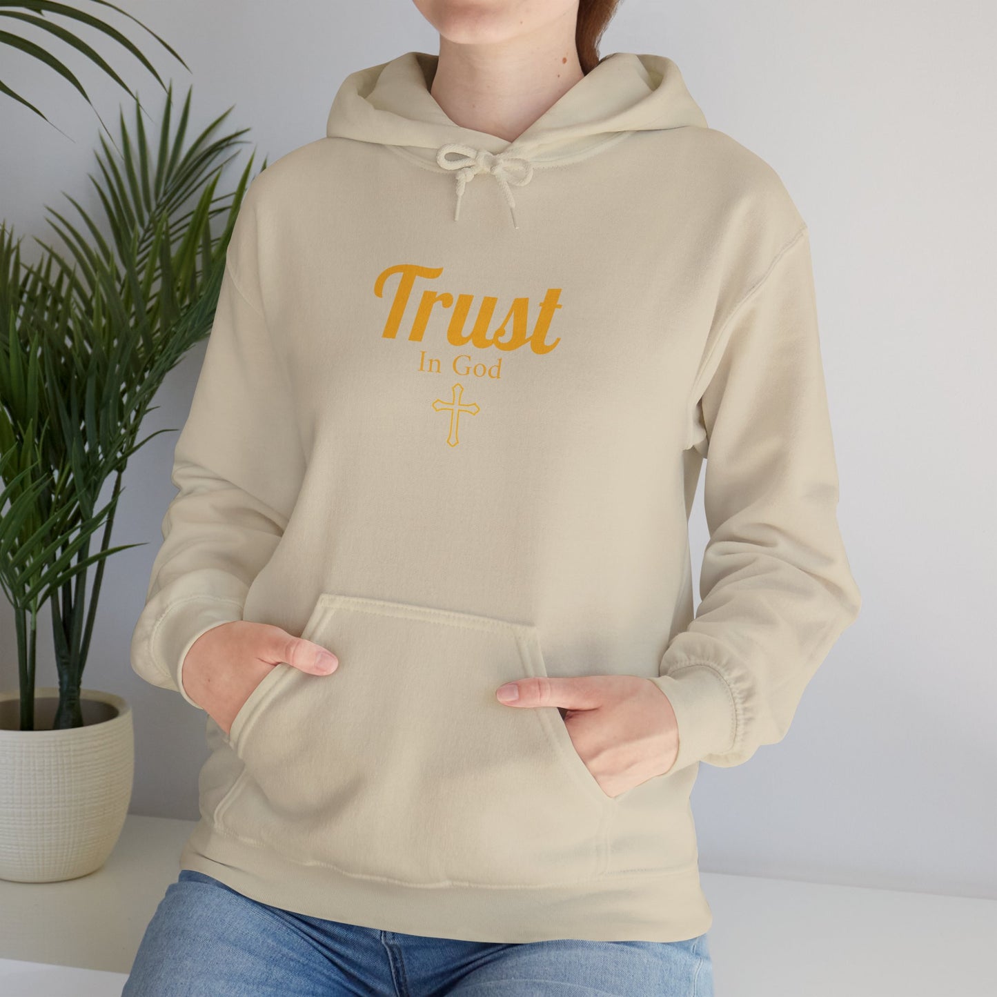 Trust In God Cotton Hoodie