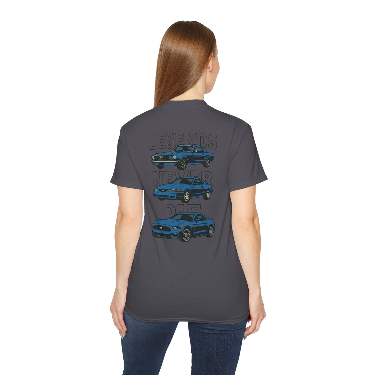 Cotton Legends Never Die Mustang Tee