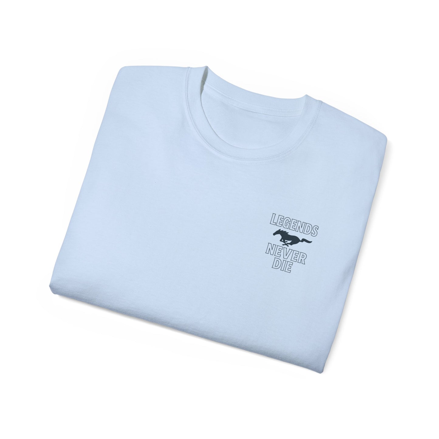 Cotton Legends Never Die Mustang Tee