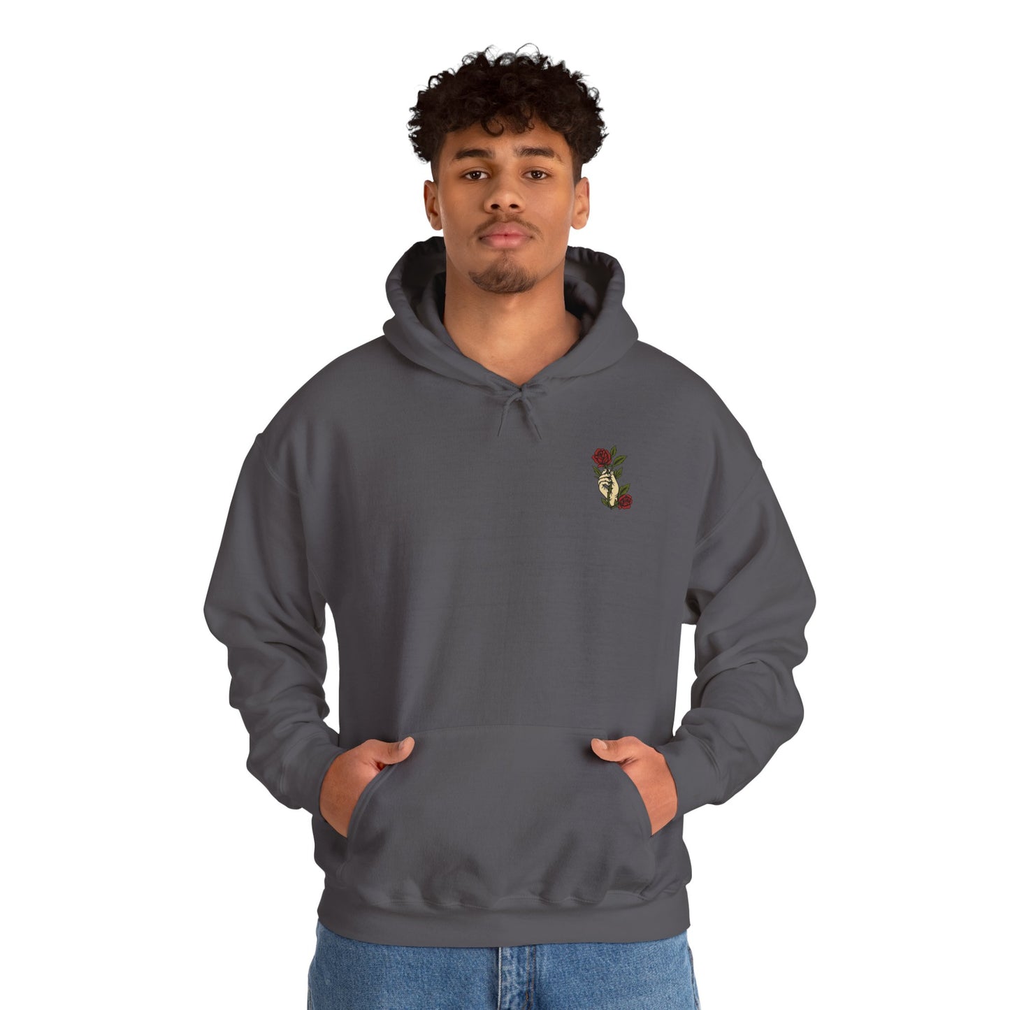 Trust God Rose Unisex Cotton Hoodie