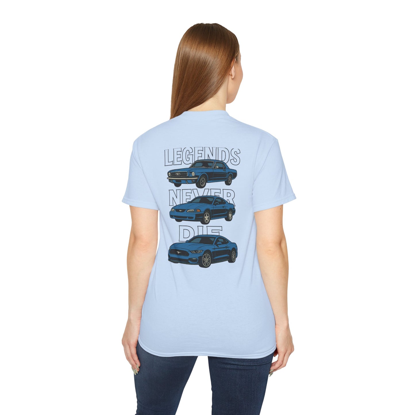 Cotton Legends Never Die Mustang Tee