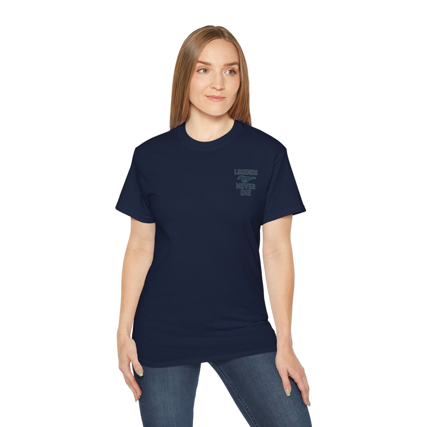 Cotton Legends Never Die Mustang Tee