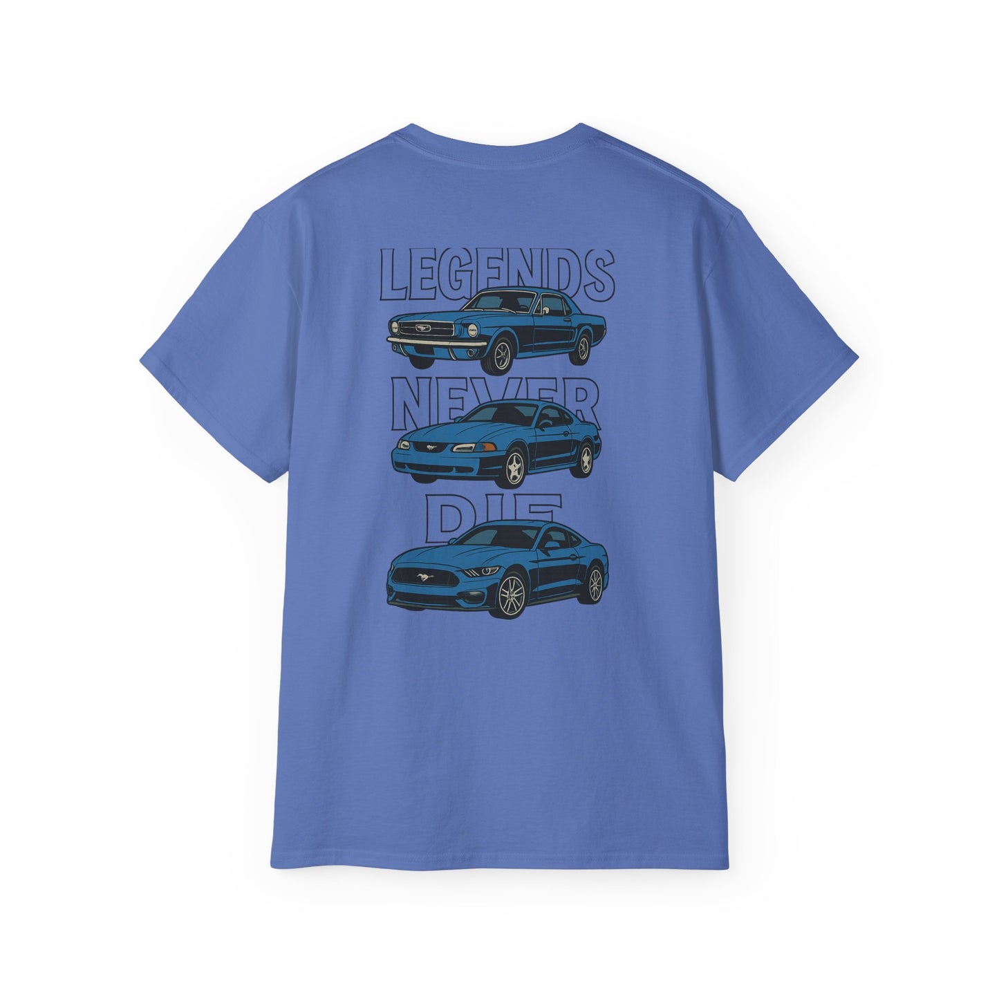 Cotton Legends Never Die Mustang Tee