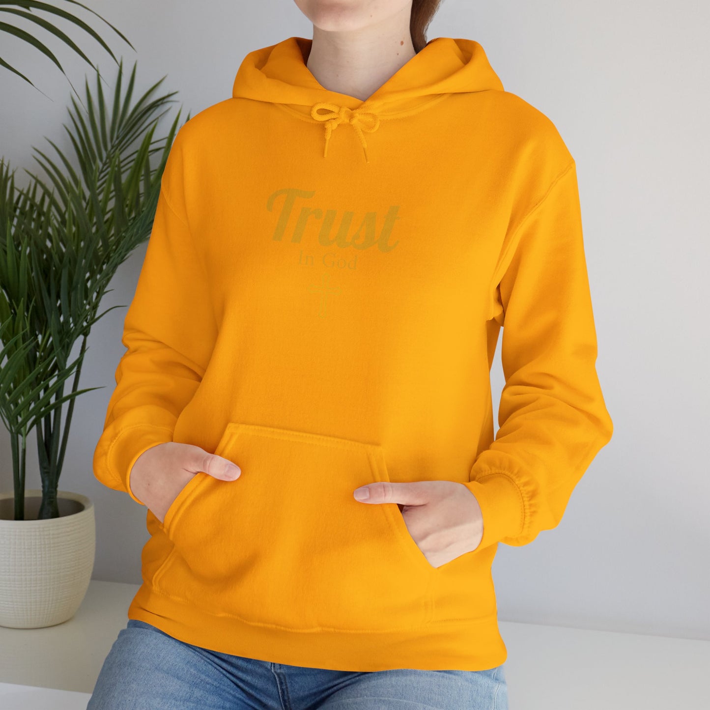 Trust In God Cotton Hoodie