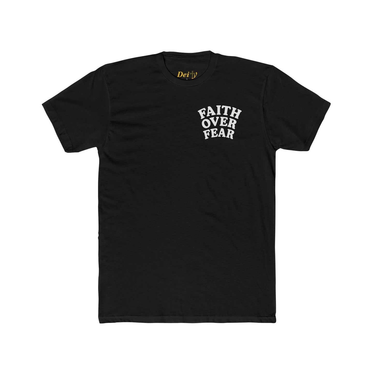 Faith Over Fear Pastel Unisex Cotton Tee