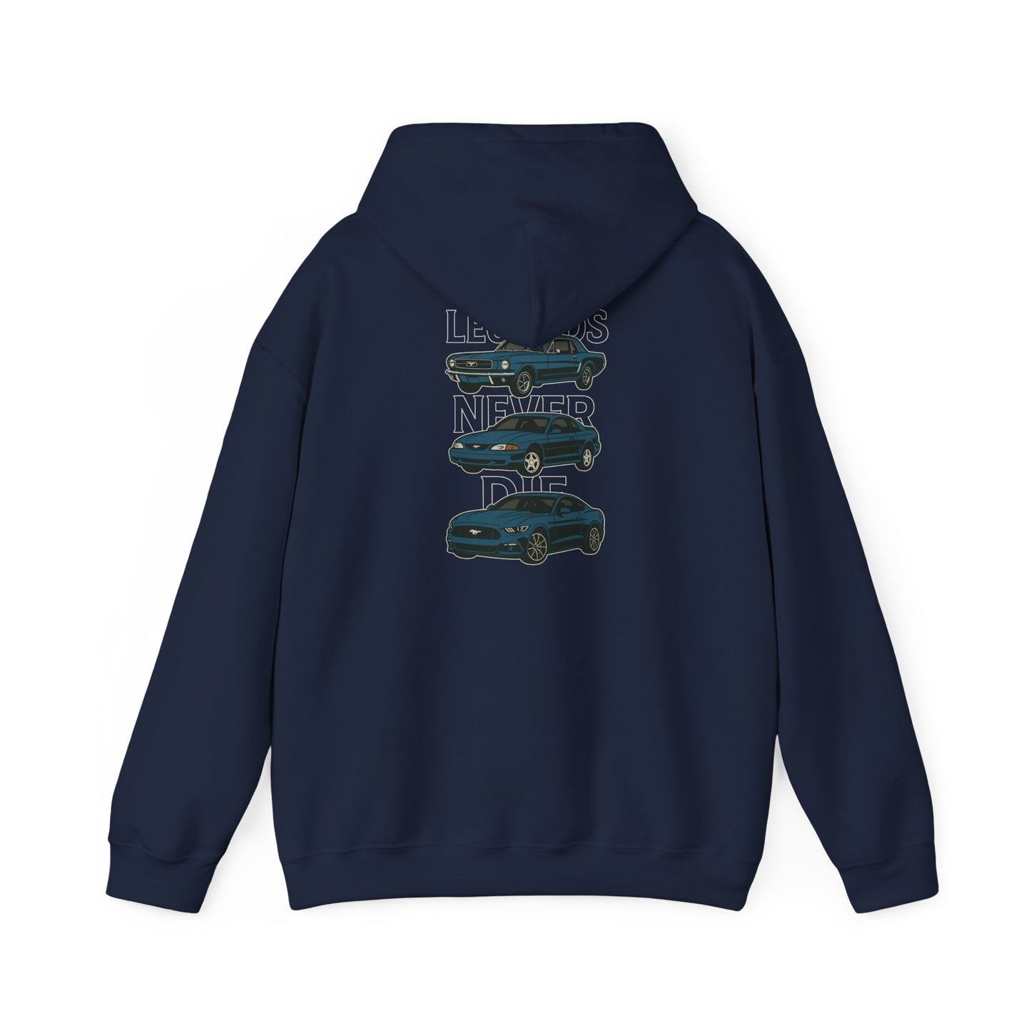 Legends Never Die Mustang Cotton Hoodie