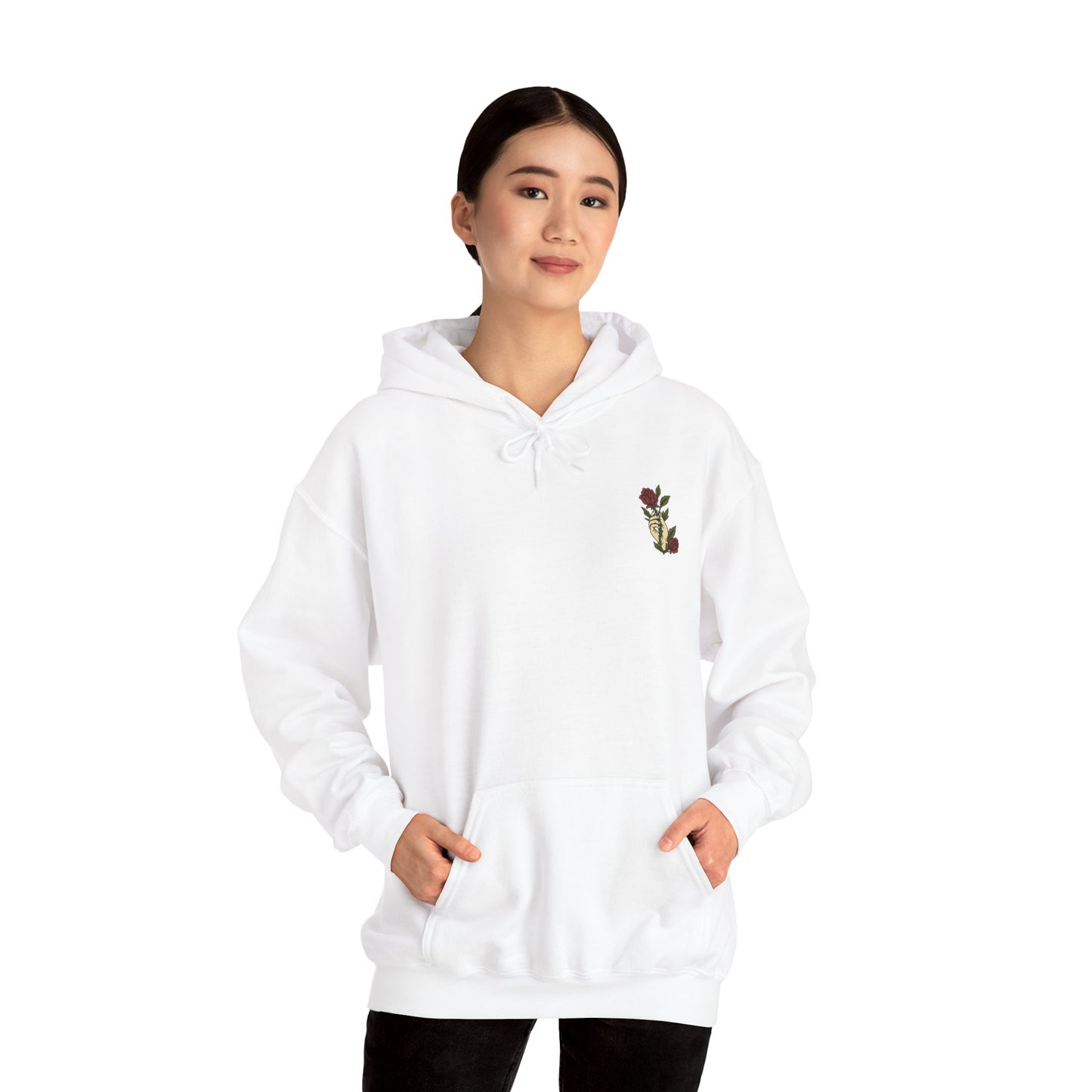 Trust God Rose Unisex Cotton Hoodie