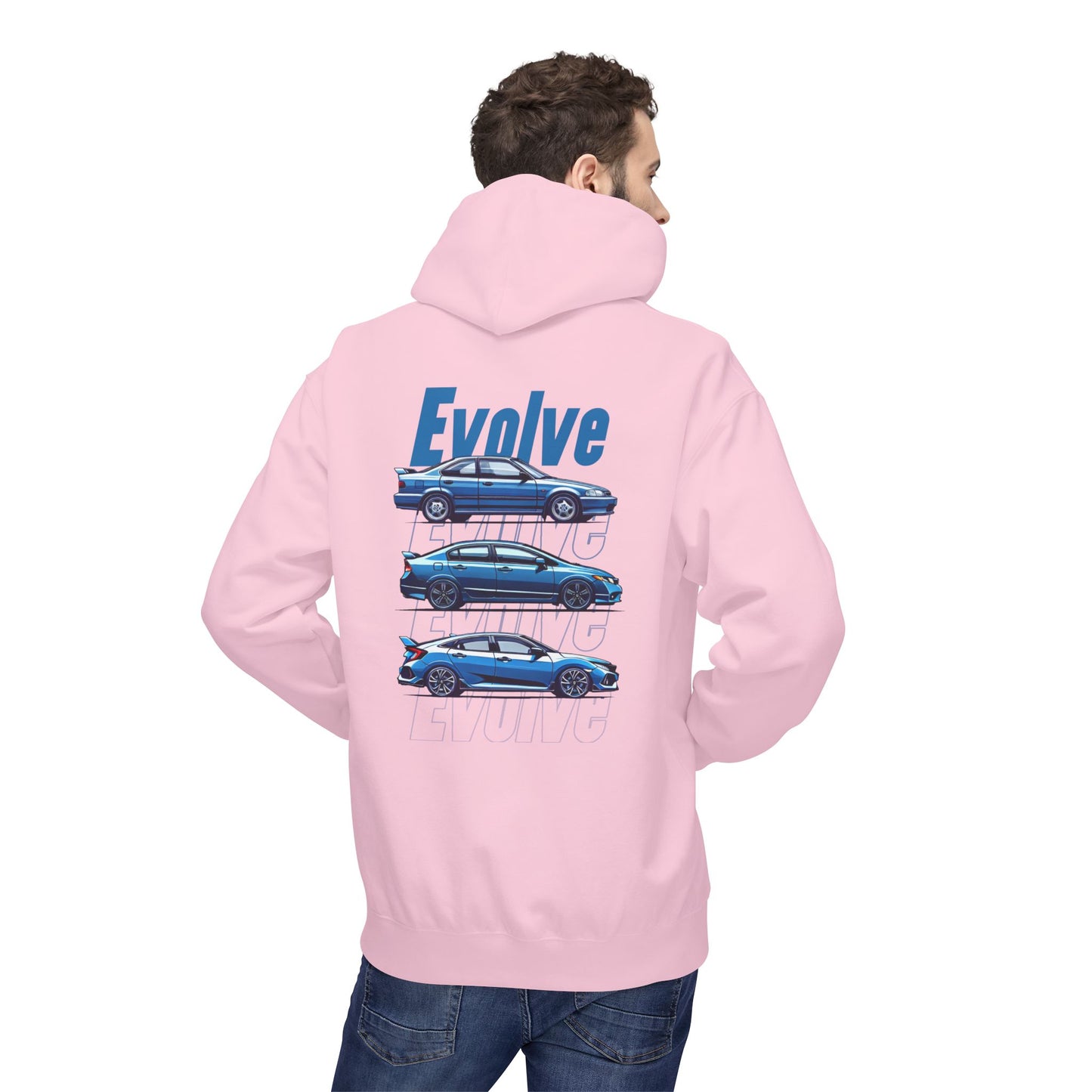 Evolve Blue Sport Cotton Hoodie