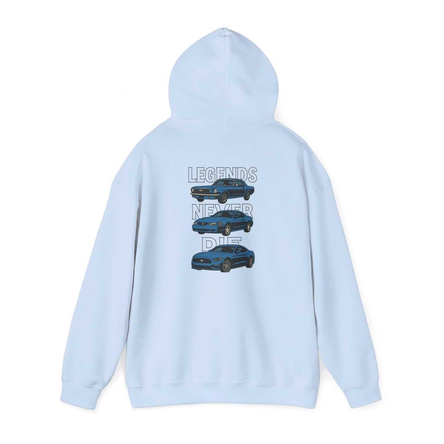 Legends Never Die Mustang Cotton Hoodie