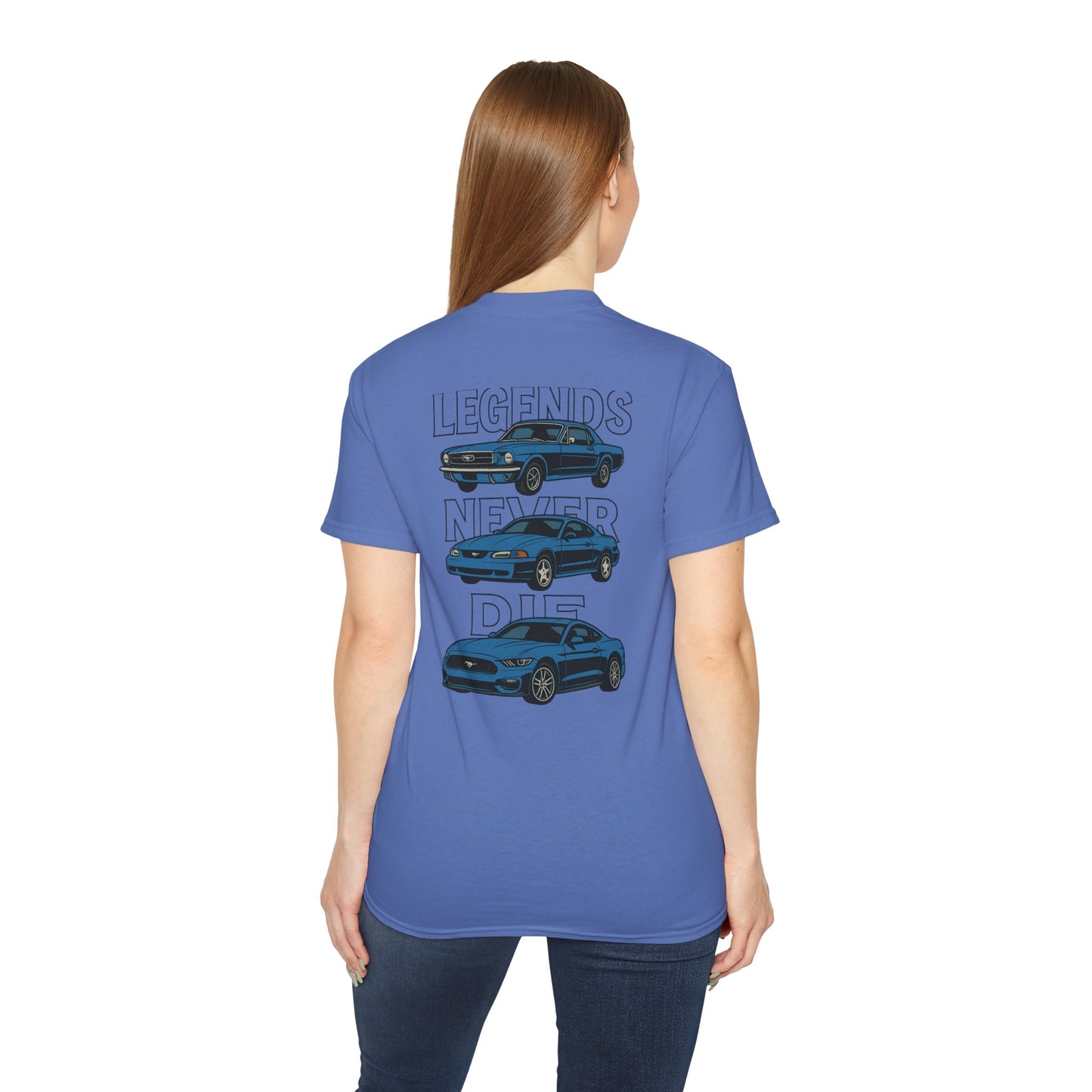 Cotton Legends Never Die Mustang Tee