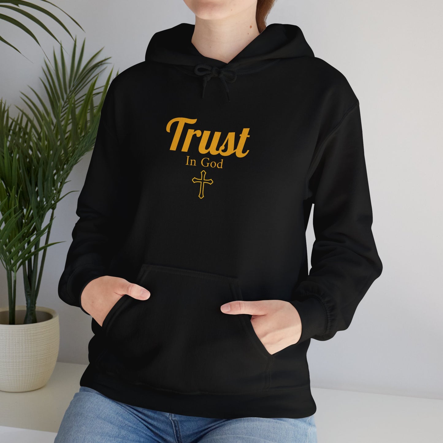 Trust In God Cotton Hoodie