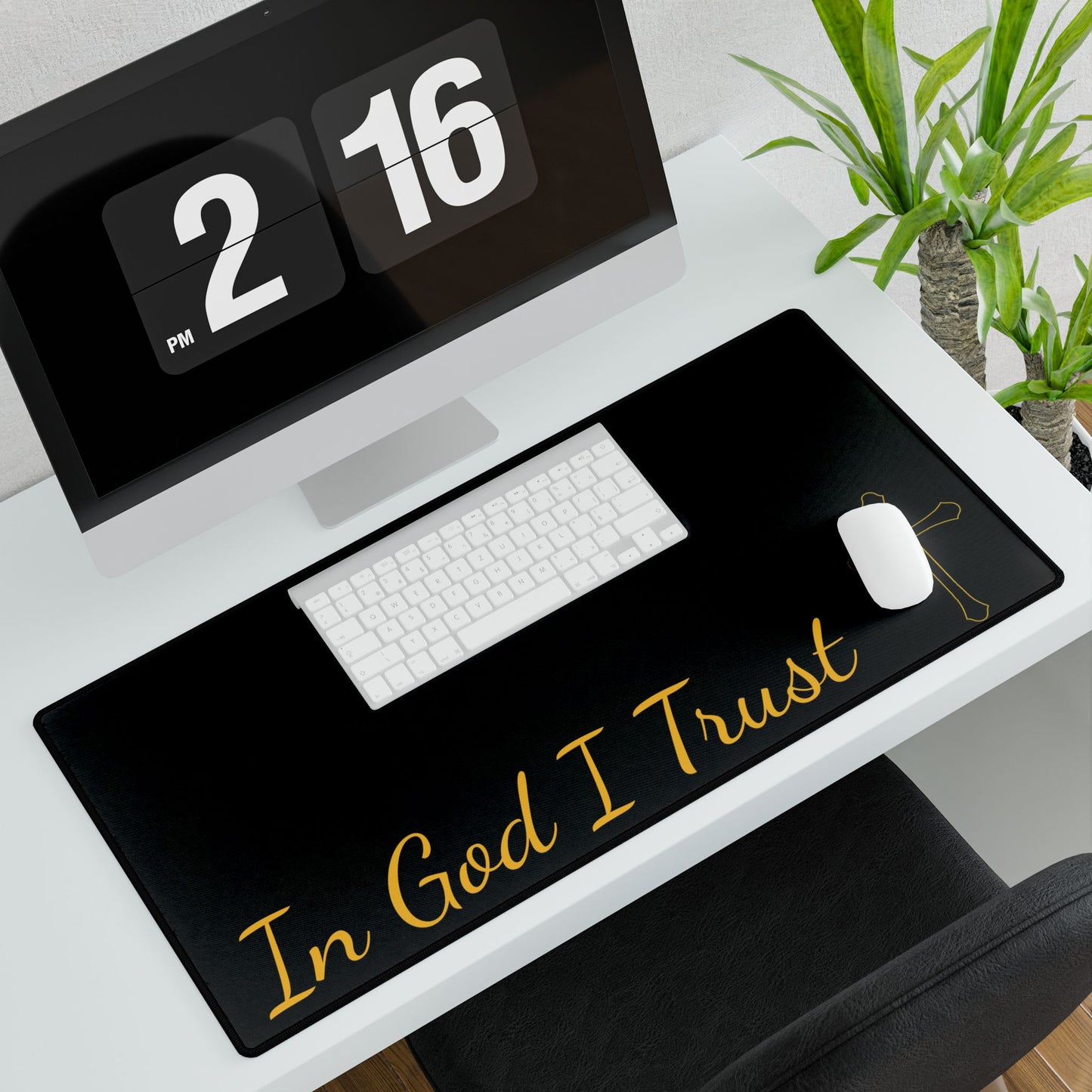 Trust In God Deity Desk Mat