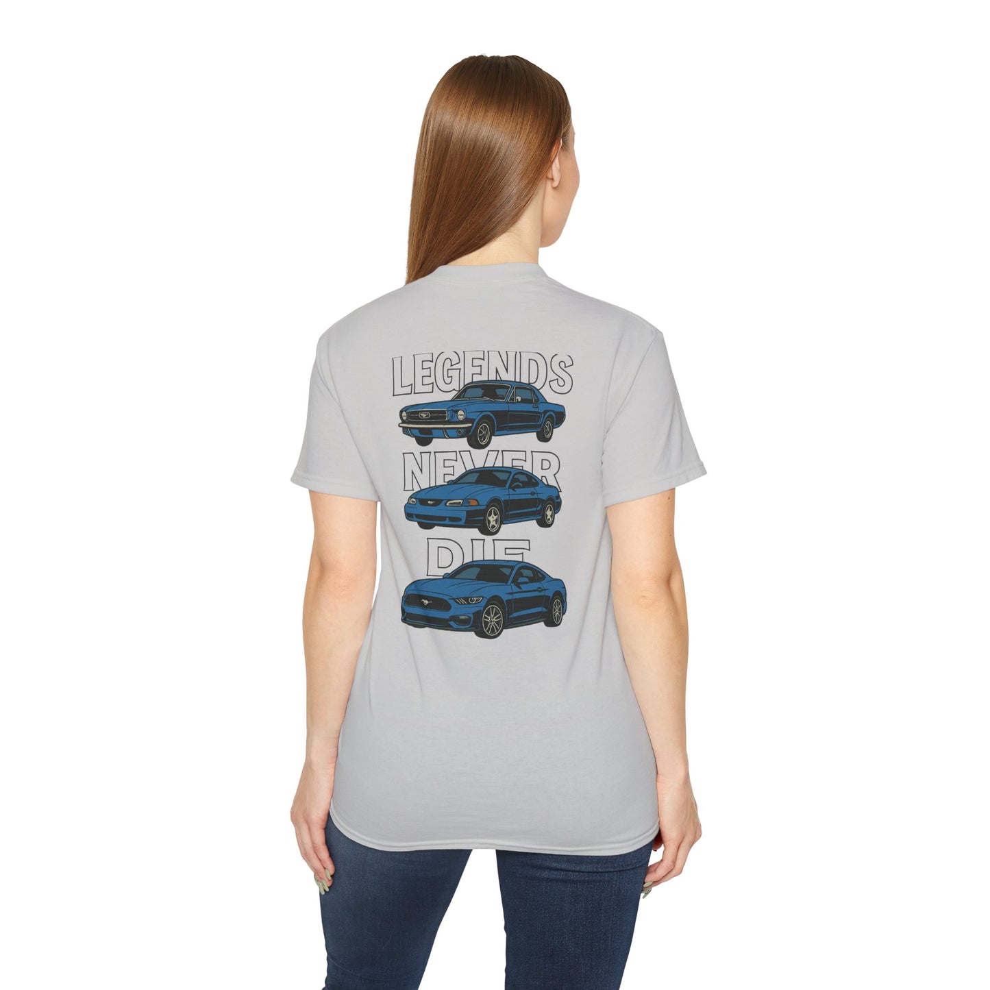 Cotton Legends Never Die Mustang Tee