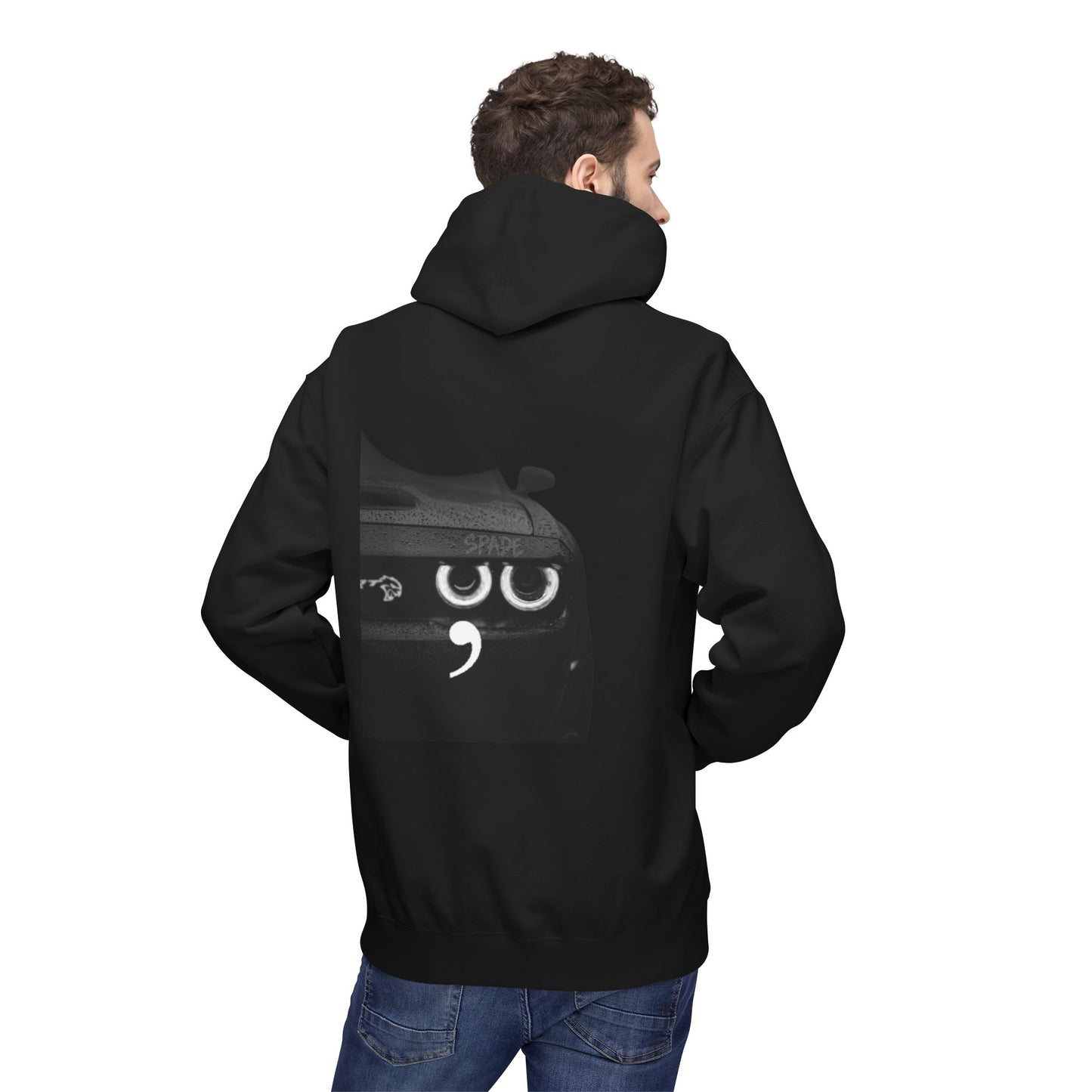 Semicolon Challenger Mental Health Awareness Charity Cotton Hoodie