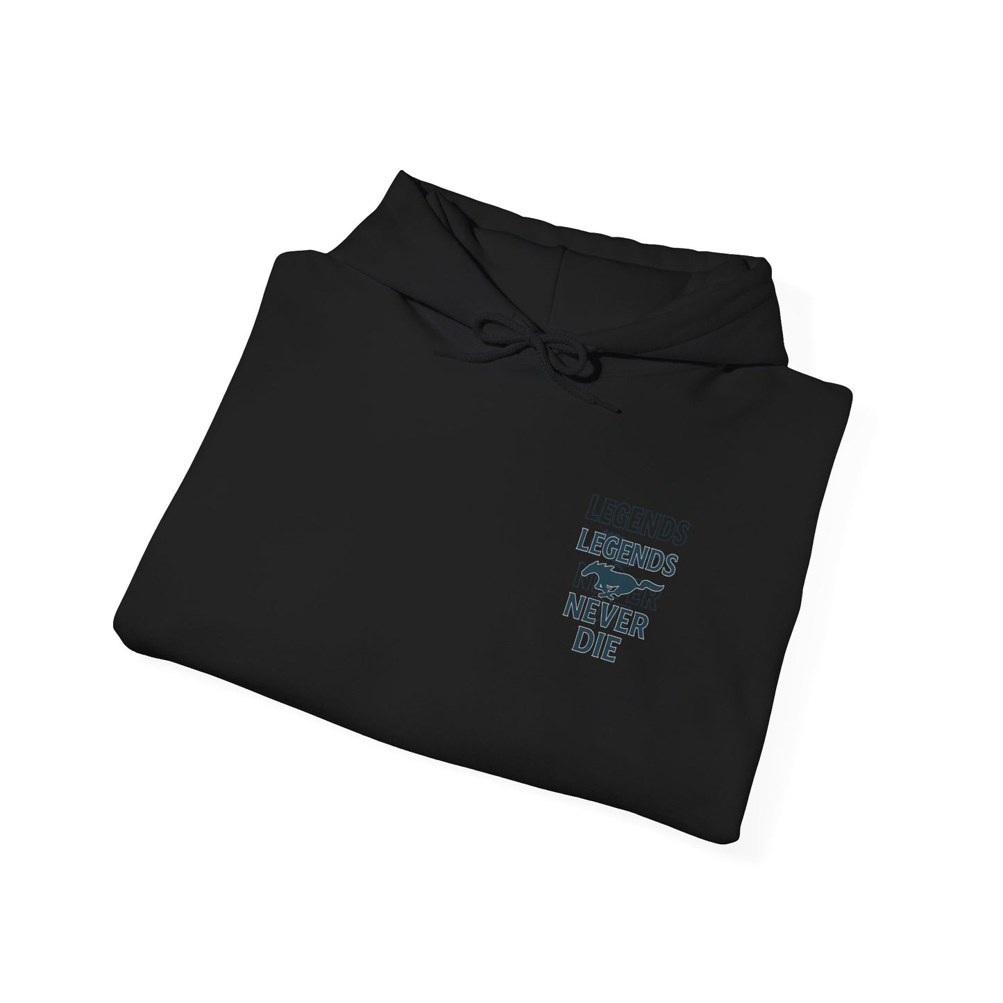 Legends Never Die Mustang Cotton Hoodie