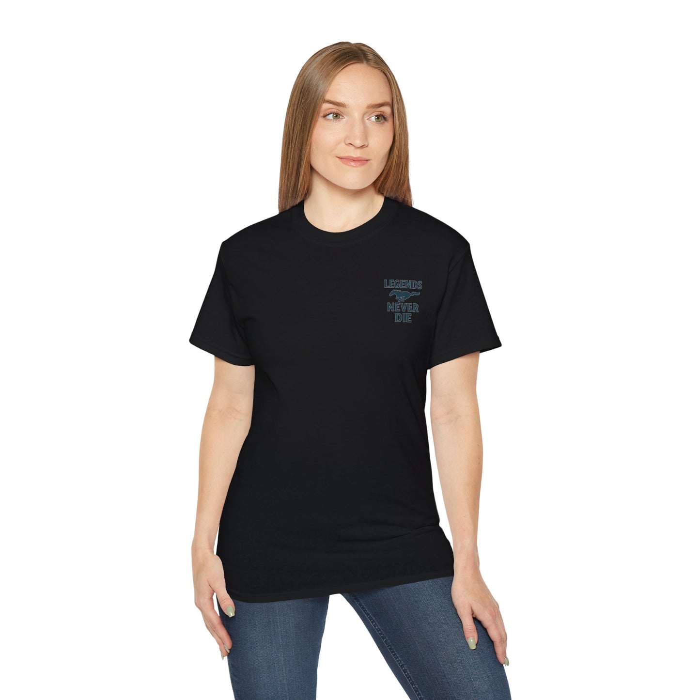Cotton Legends Never Die Mustang Tee