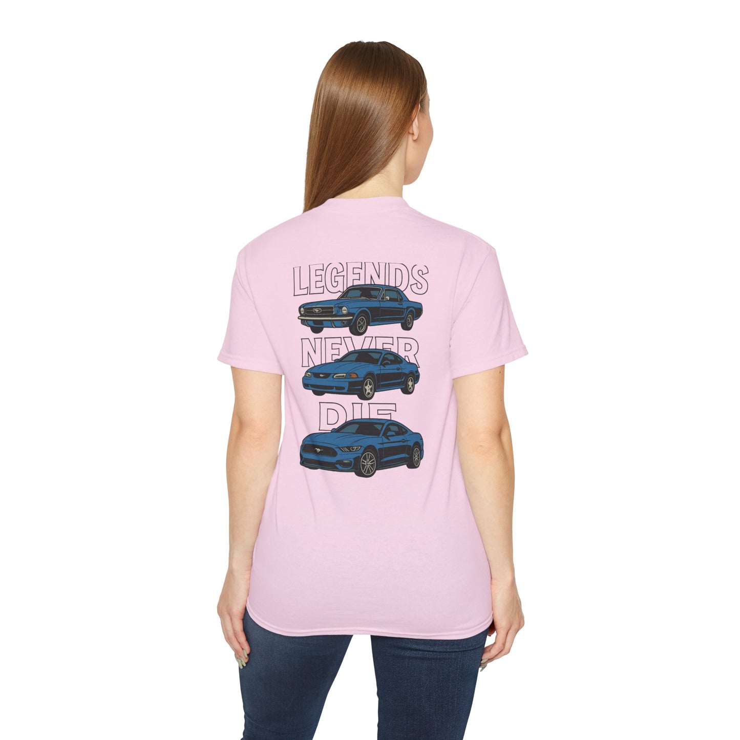 Cotton Legends Never Die Mustang Tee
