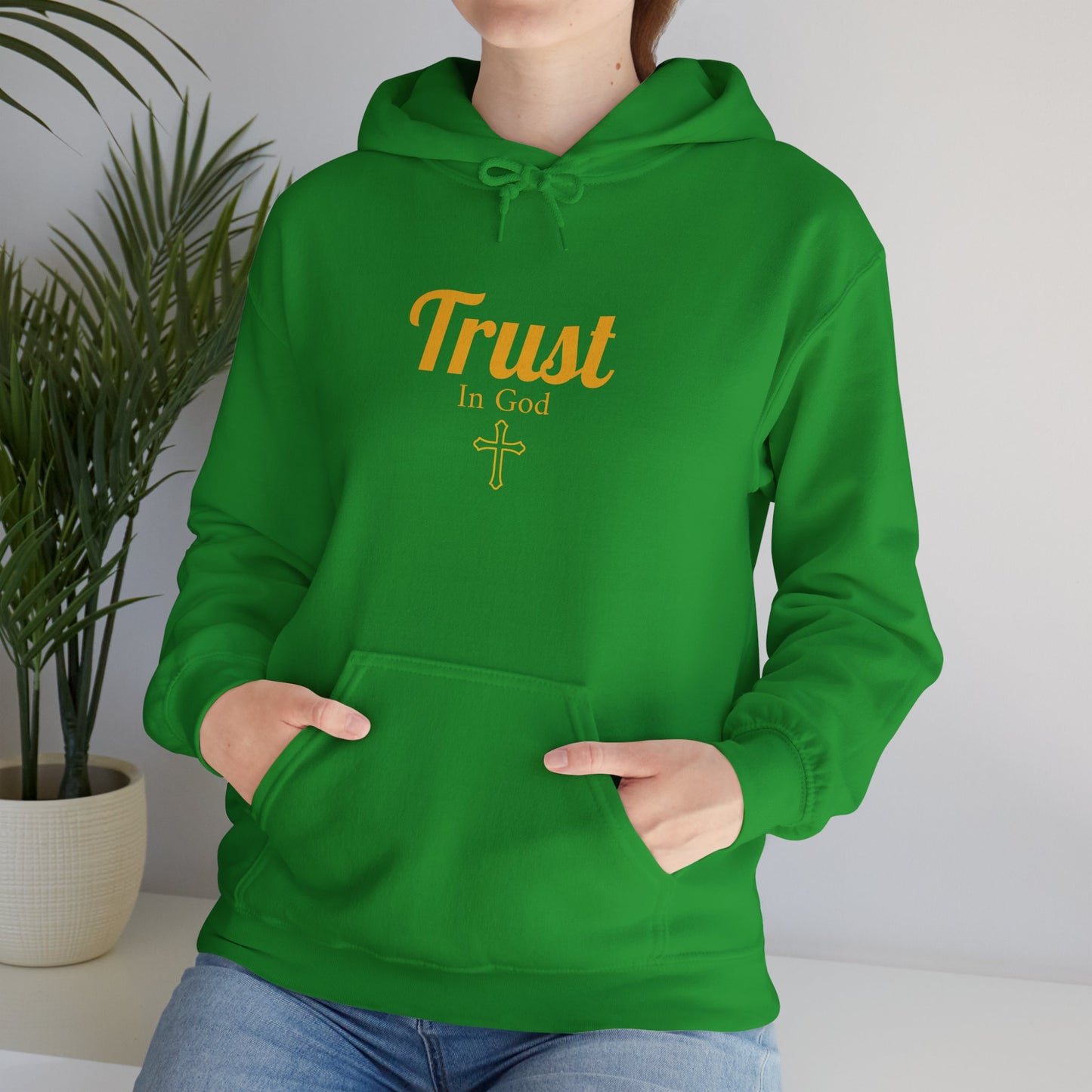 Trust In God Cotton Hoodie