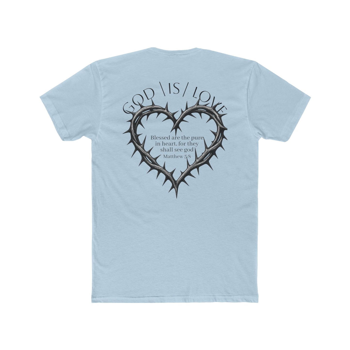 Matthew 5:8 Thorn Heart Cotton Tee