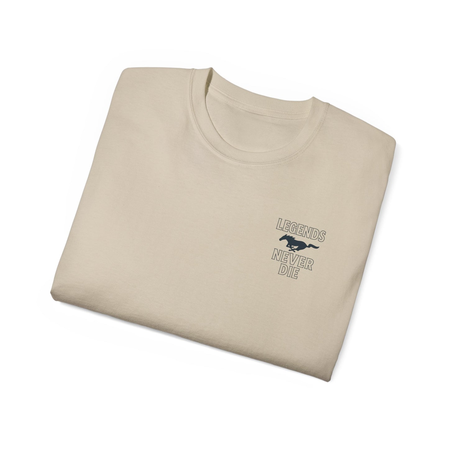 Cotton Legends Never Die Mustang Tee