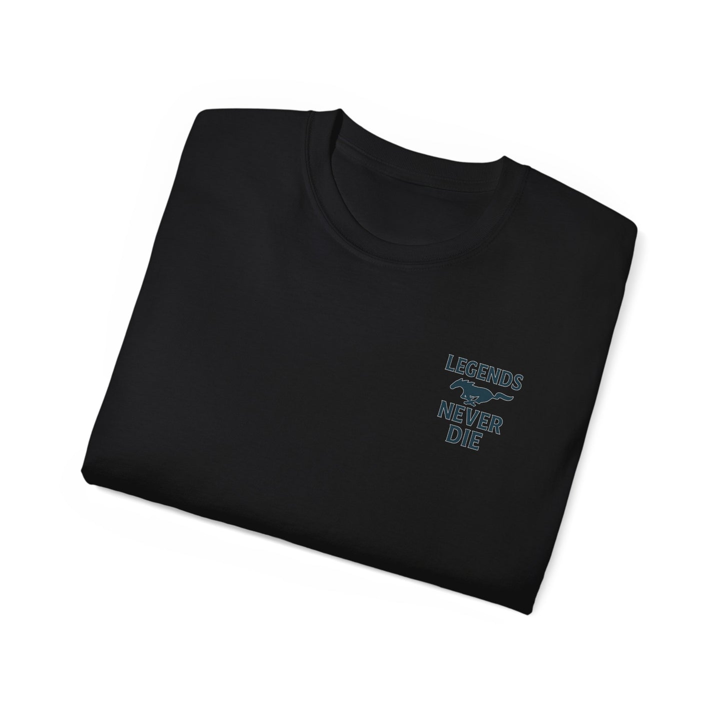 Cotton Legends Never Die Mustang Tee