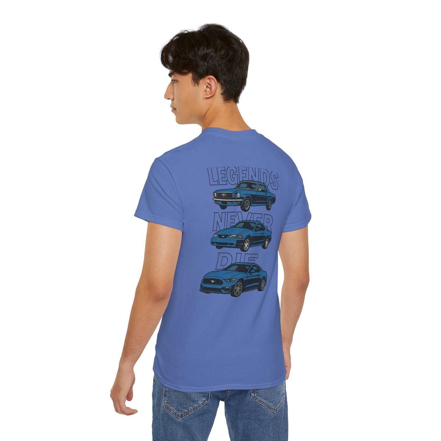 Cotton Legends Never Die Mustang Tee
