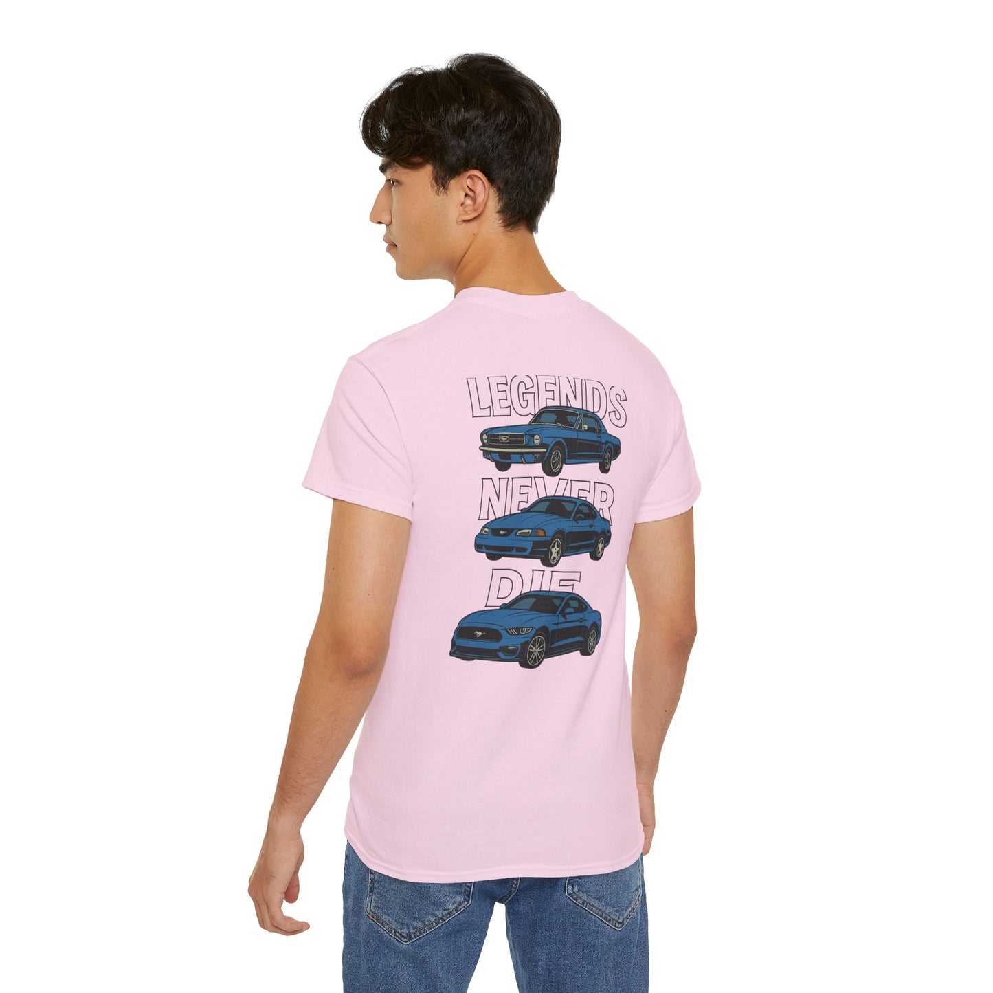 Cotton Legends Never Die Mustang Tee