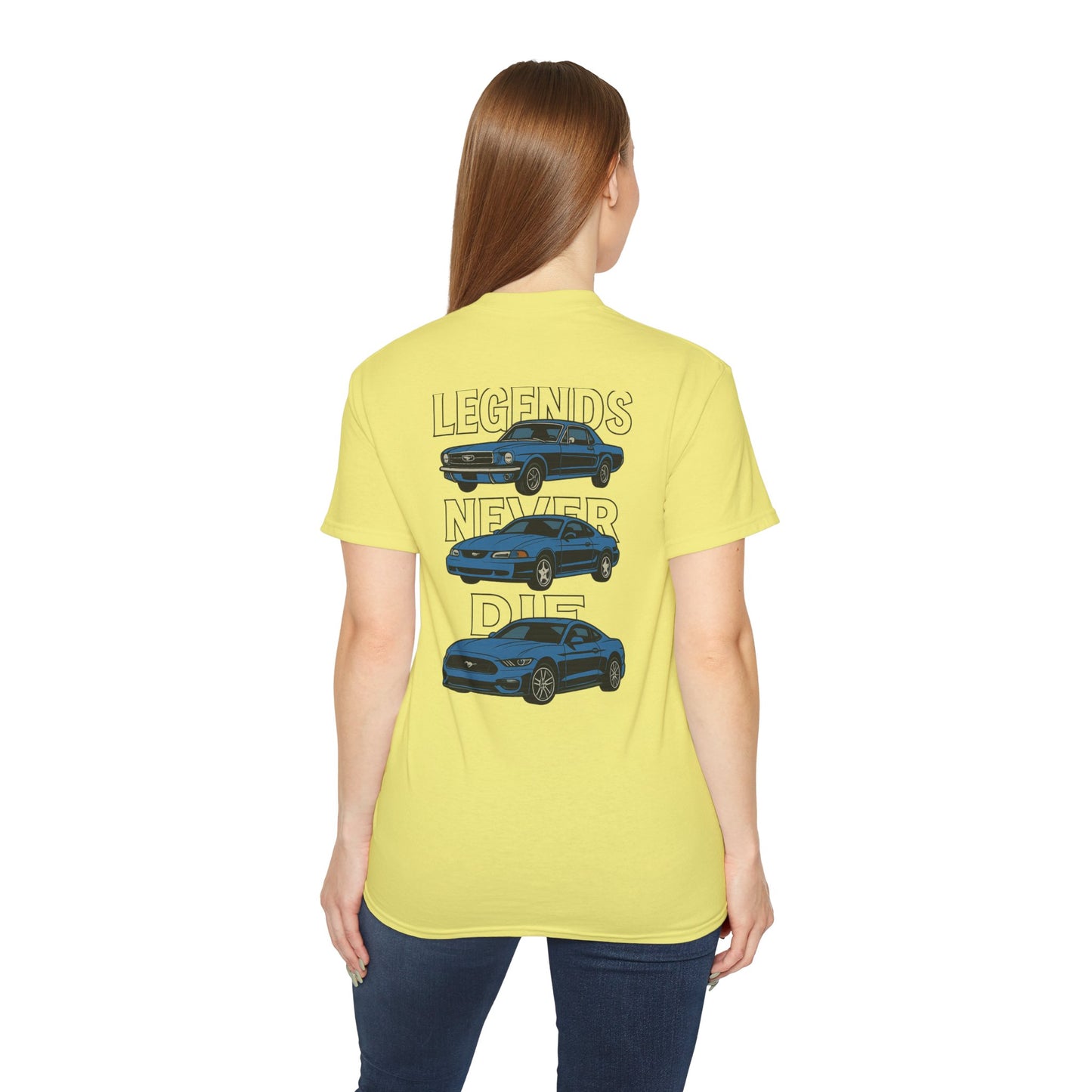 Cotton Legends Never Die Mustang Tee