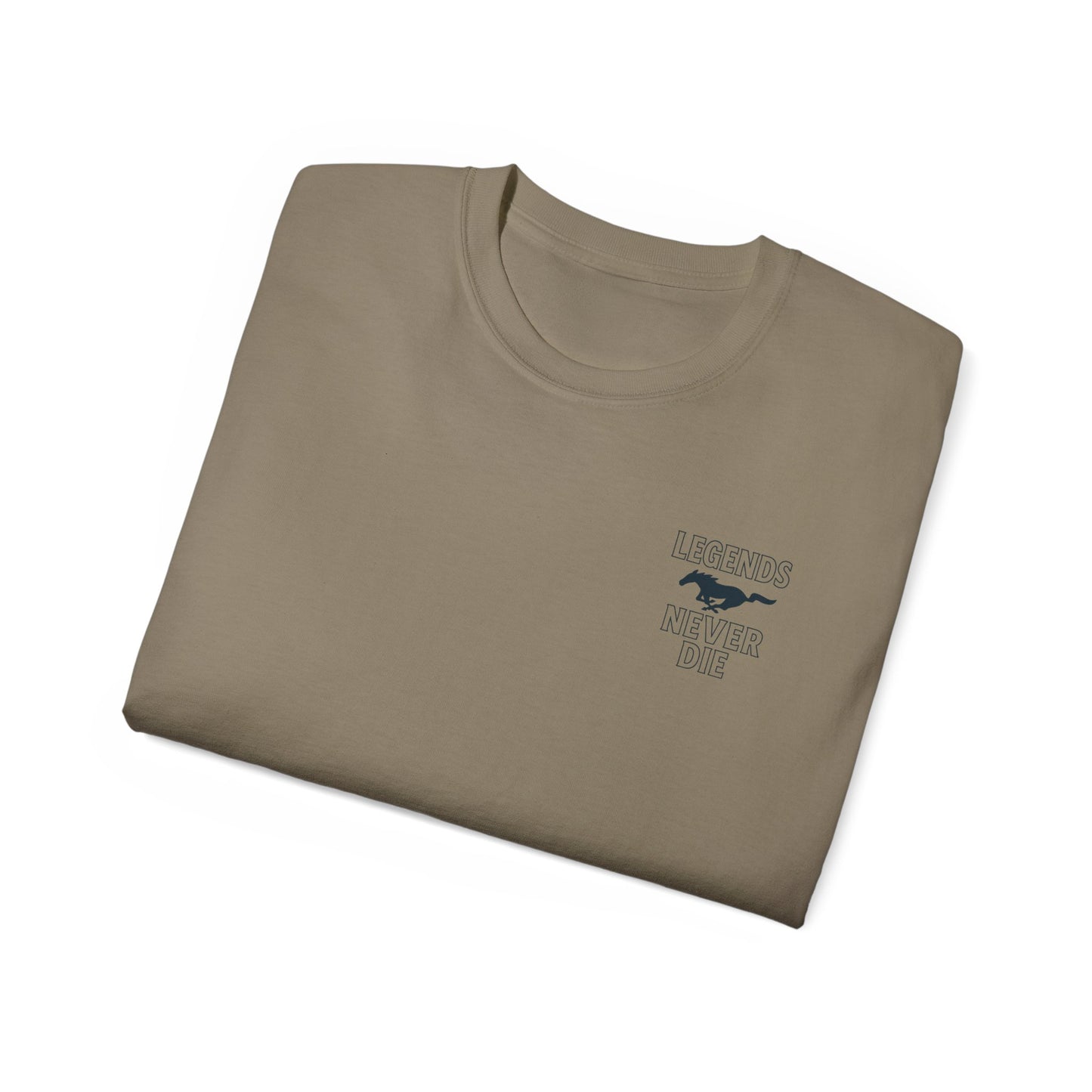 Cotton Legends Never Die Mustang Tee