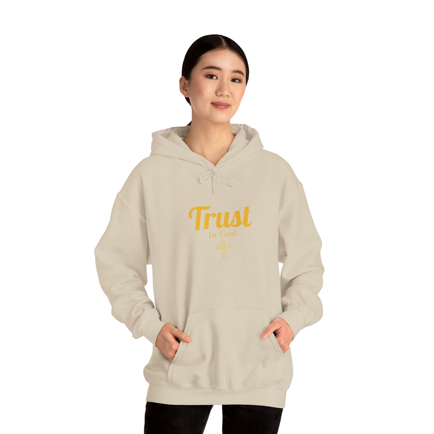 Trust In God Cotton Hoodie