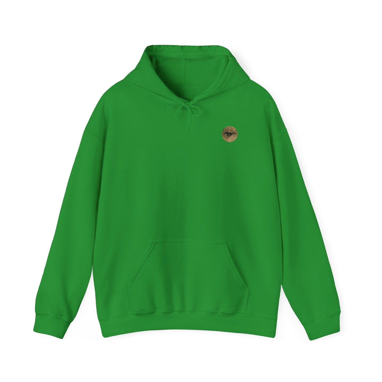 Mustang Moon Unisex Hoodie - 'Run Wild' Graphic Sweatshirt