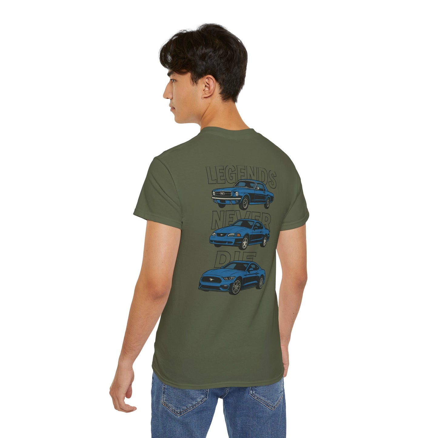 Cotton Legends Never Die Mustang Tee