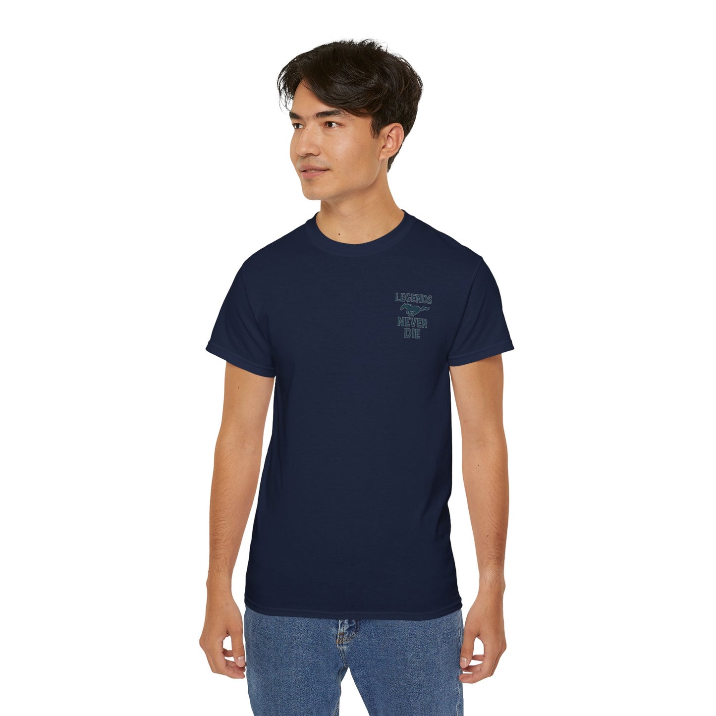 Cotton Legends Never Die Mustang Tee